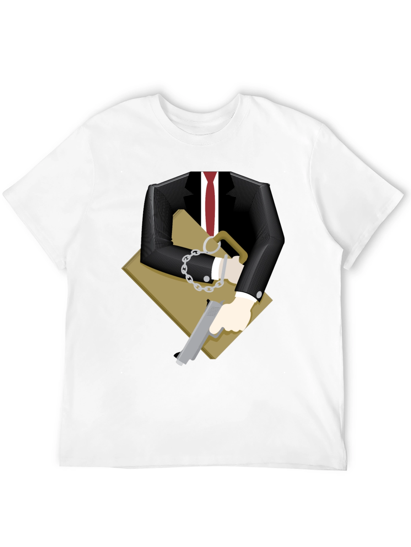 Suit & Briefcase Graphic T-Shirt