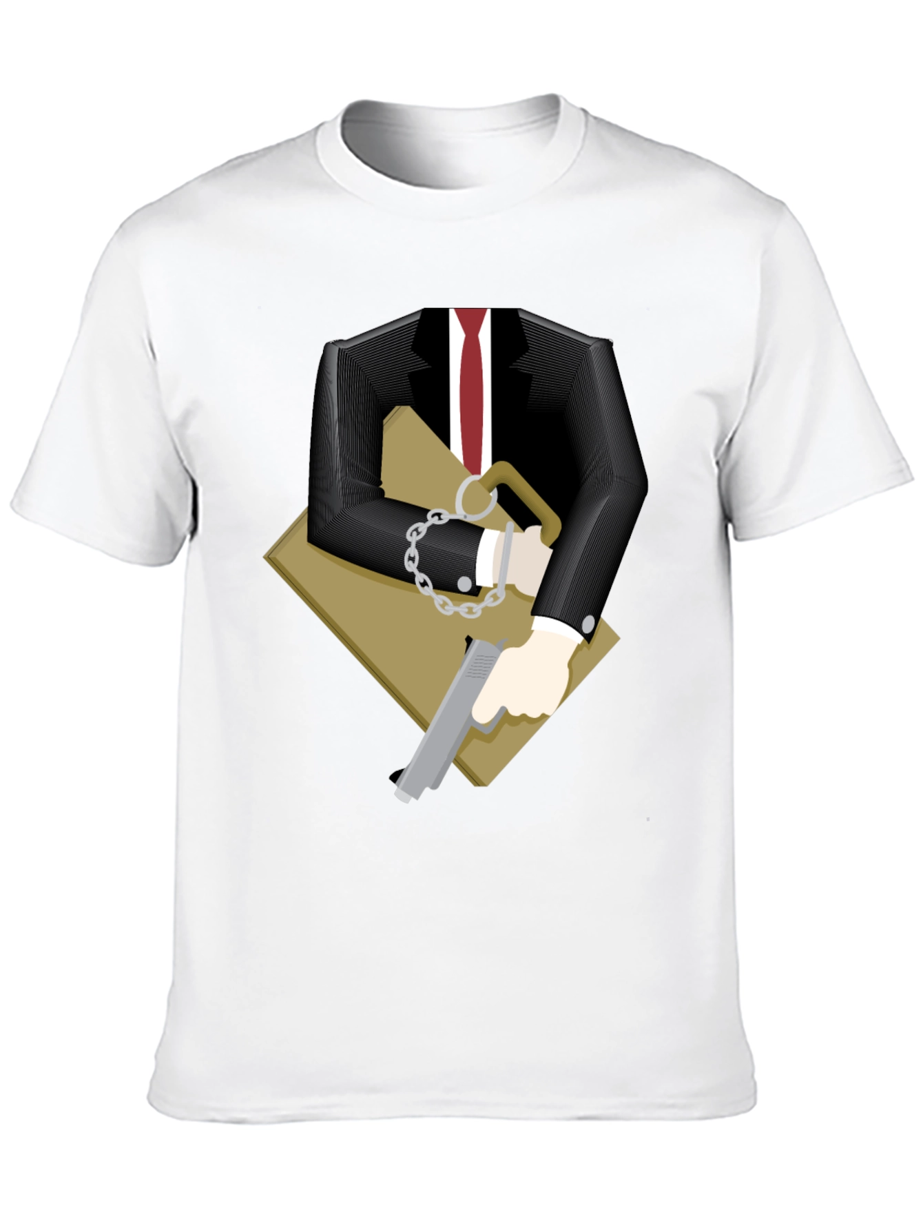 Suit & Briefcase Graphic T-Shirt
