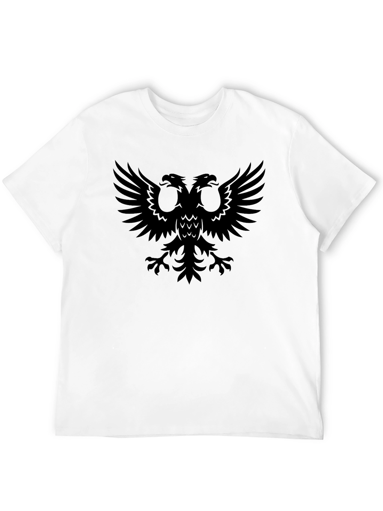 Black Double-Headed Eagle Graphic Tee