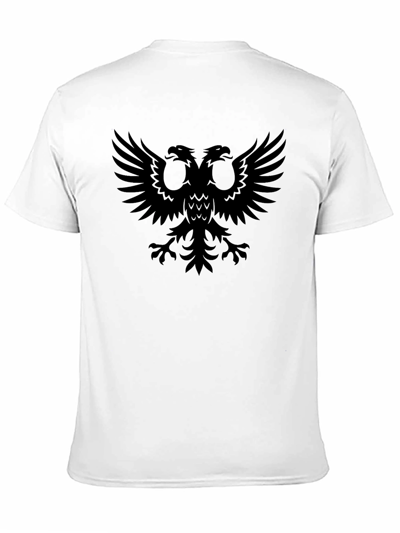 Black Double-Headed Eagle Graphic Tee