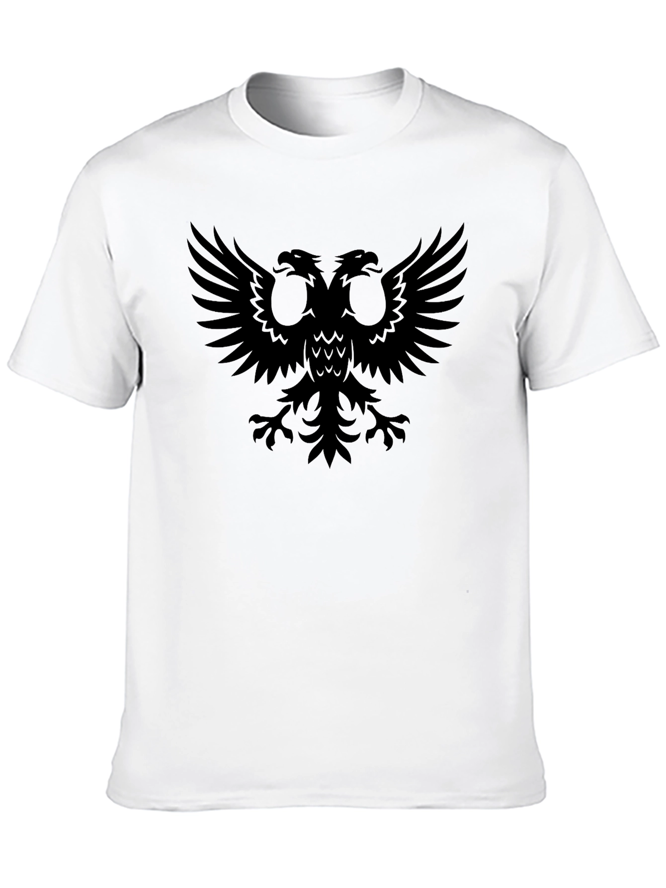 Black Double-Headed Eagle Graphic Tee