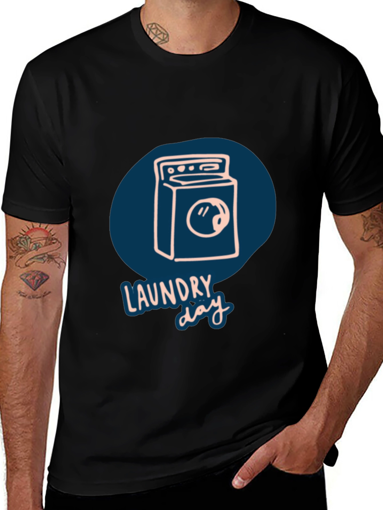 Laundry Day T-Shirt - Cute Washer Design