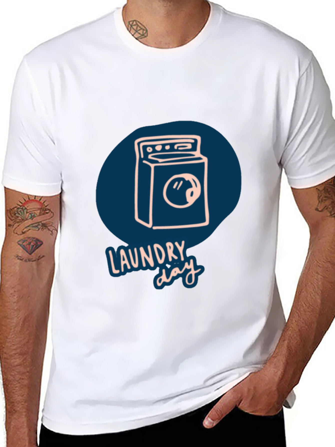 Laundry Day T-Shirt - Cute Washer Design