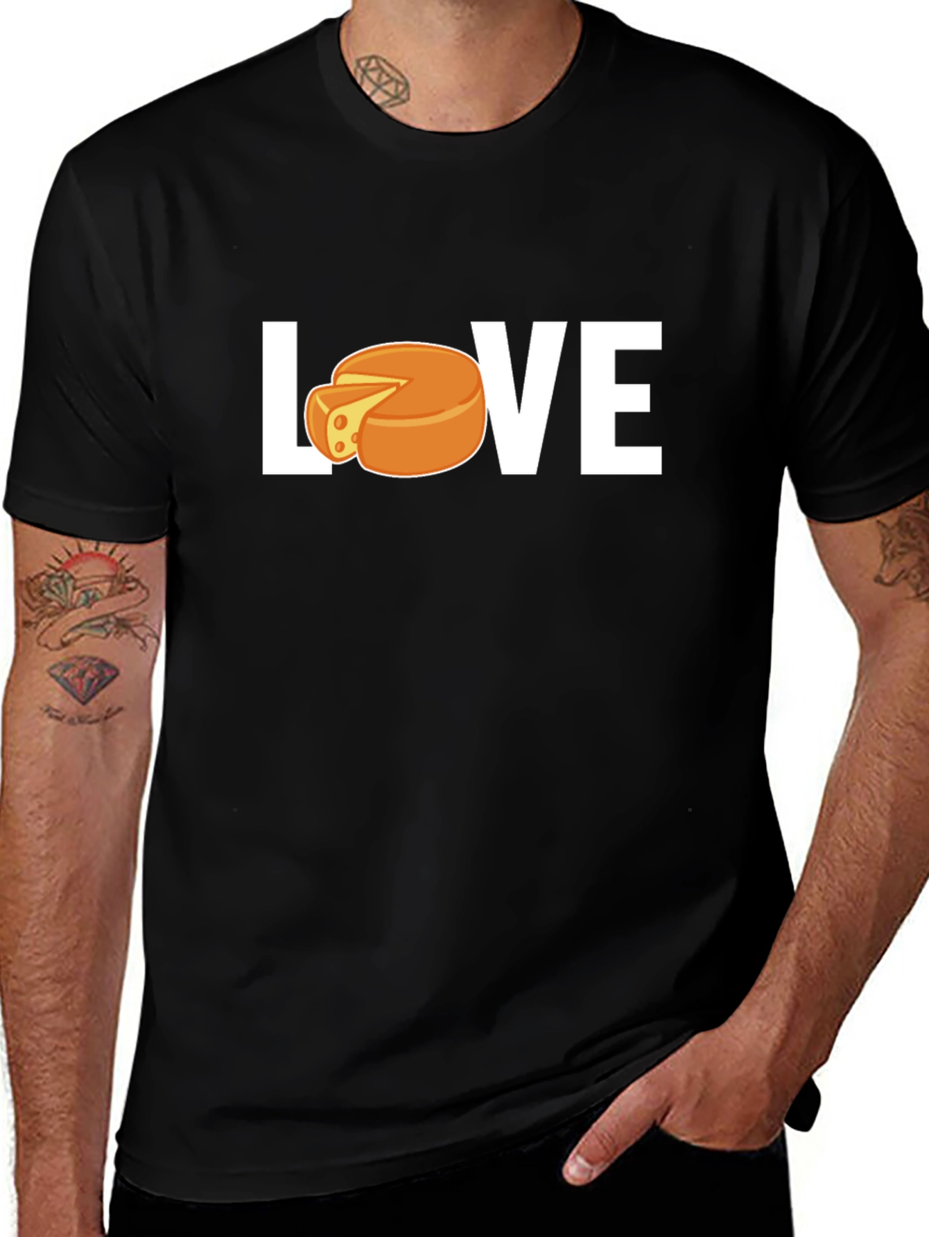 Love Cheese T-Shirt - Funny Foodie Tee