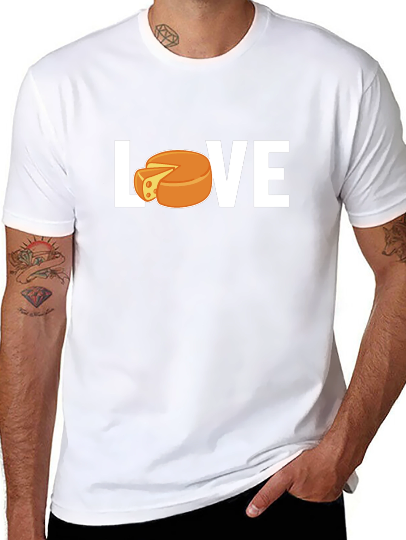 Love Cheese T-Shirt - Funny Foodie Tee