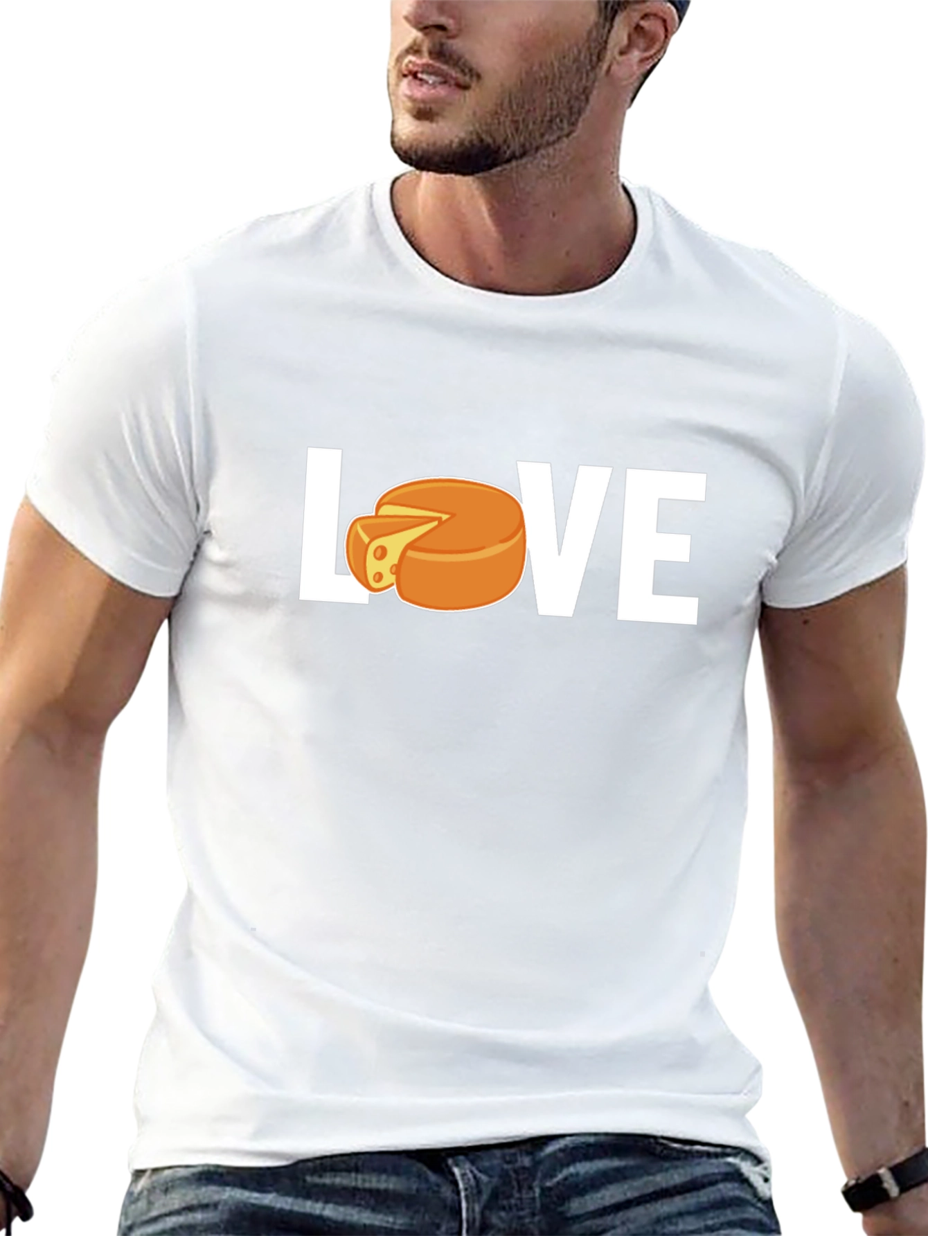 Love Cheese T-Shirt - Funny Foodie Tee