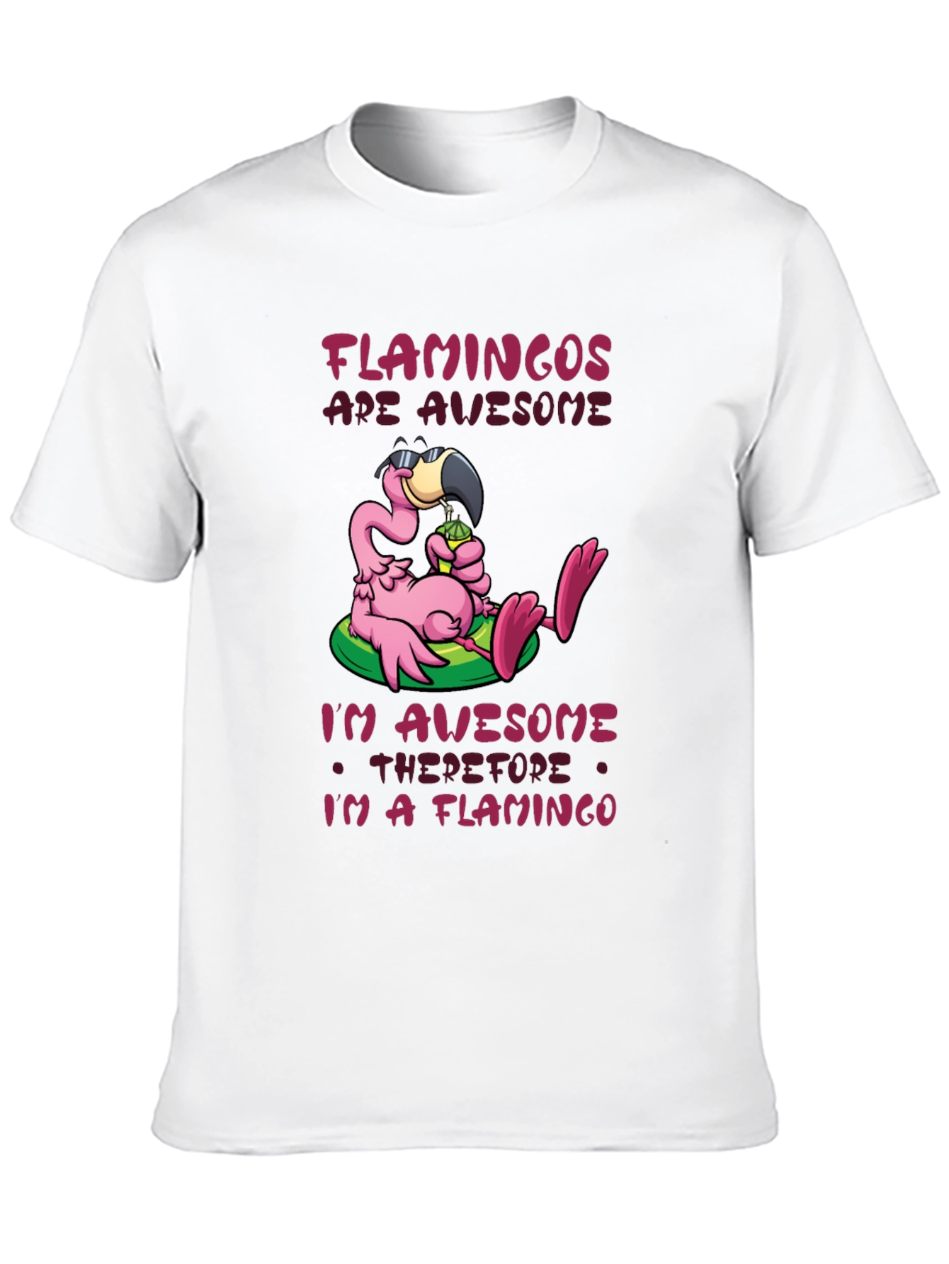 Funny Flamingo Graphic T-Shirt