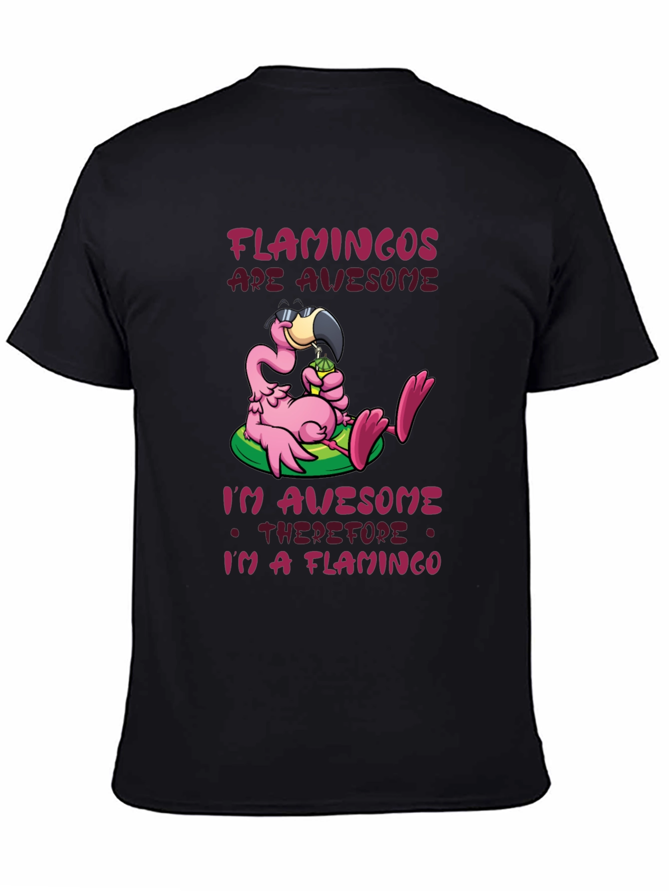 Funny Flamingo Graphic T-Shirt