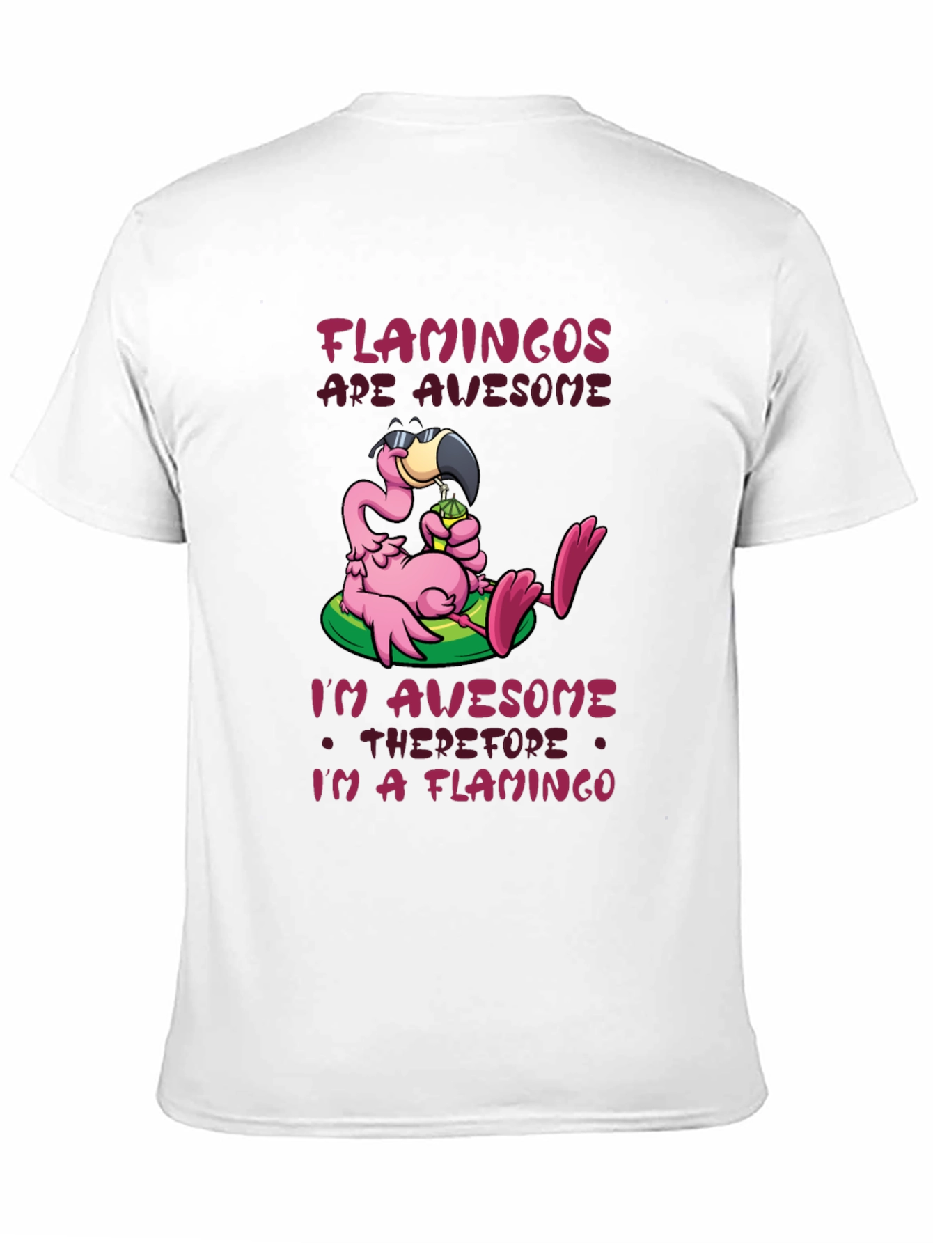 Funny Flamingo Graphic T-Shirt