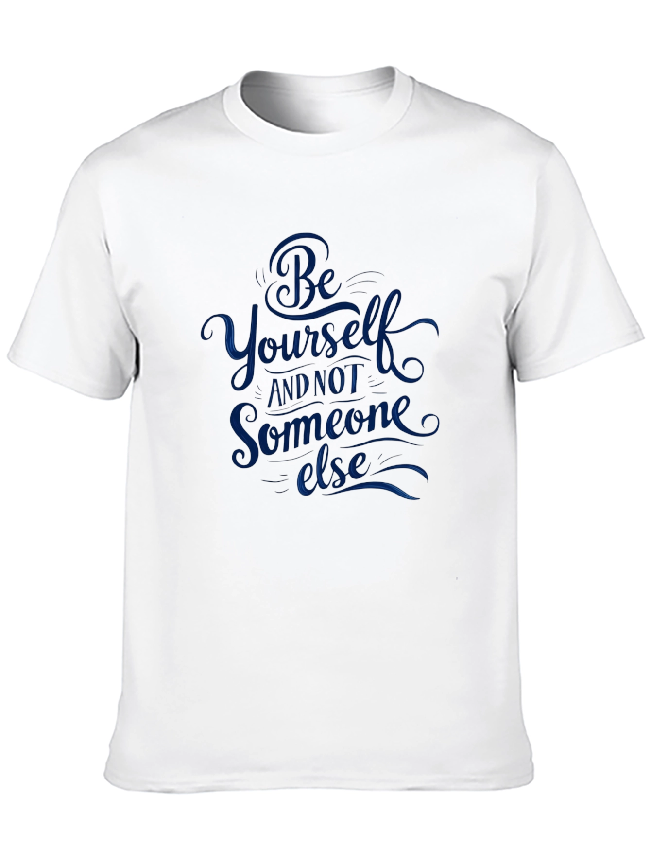 Be Yourself Black Graphic Tee