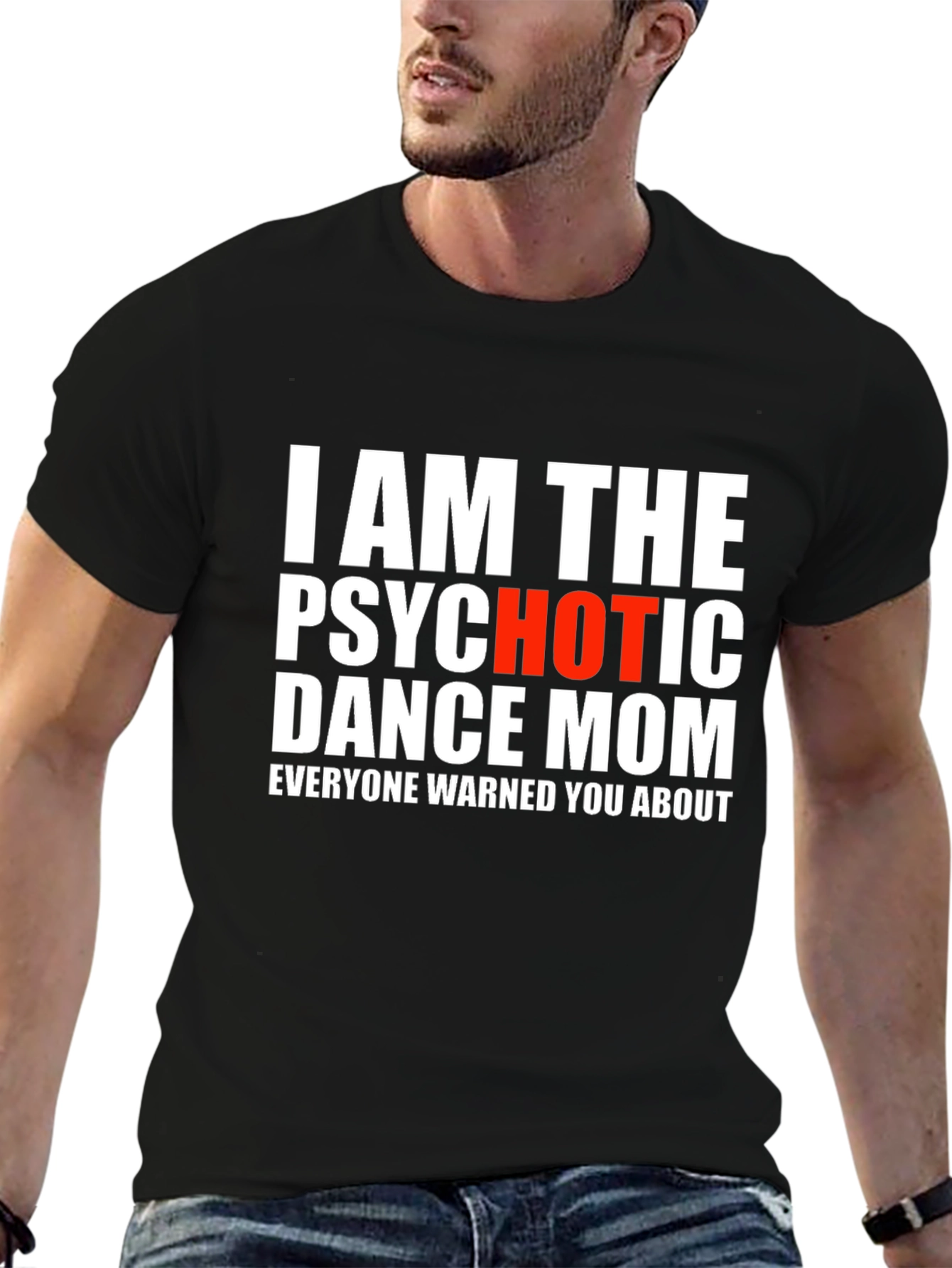 Psychotic Dance Mom Graphic Tee - Black