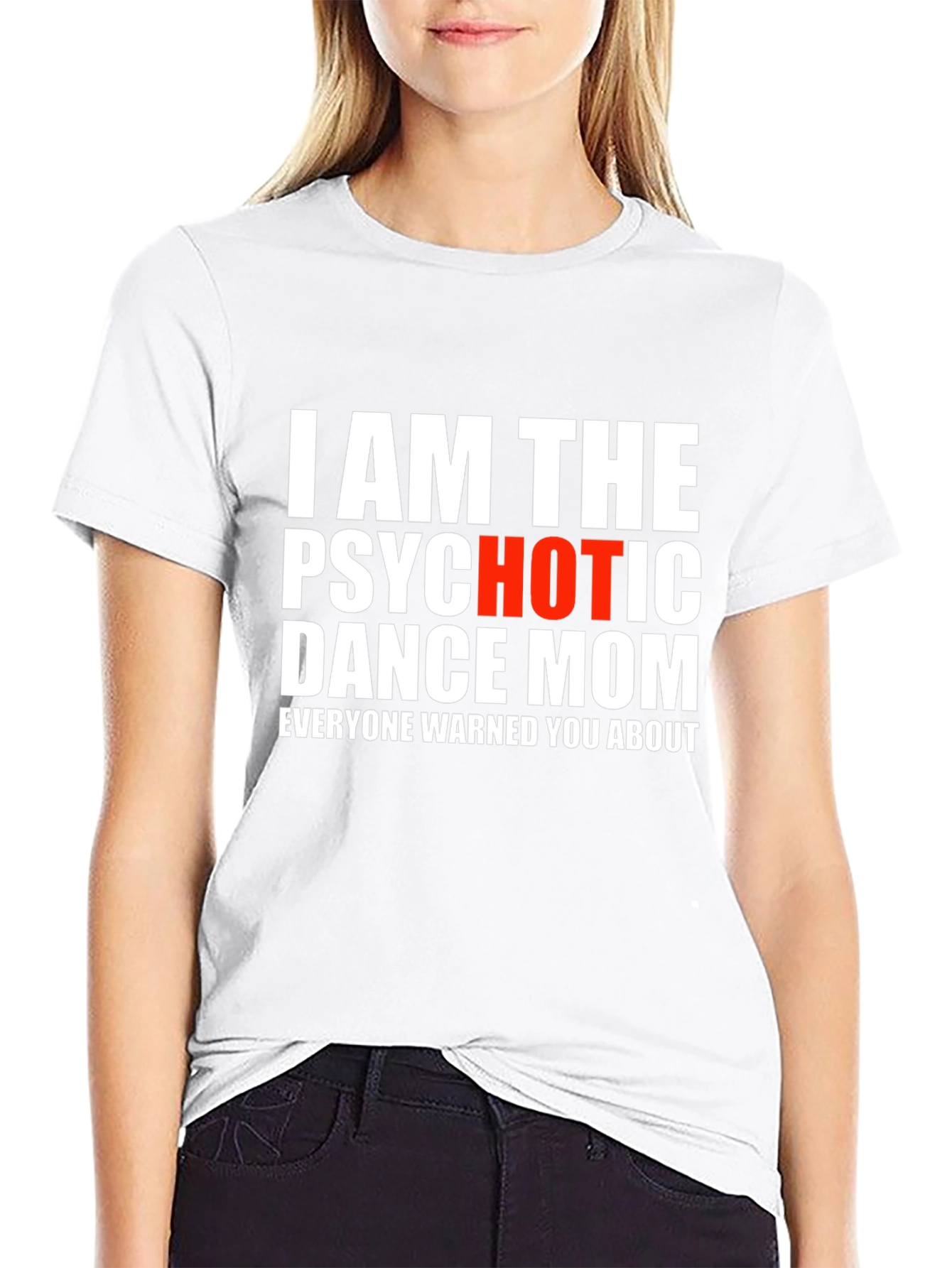 Psychotic Dance Mom Graphic Tee - Black