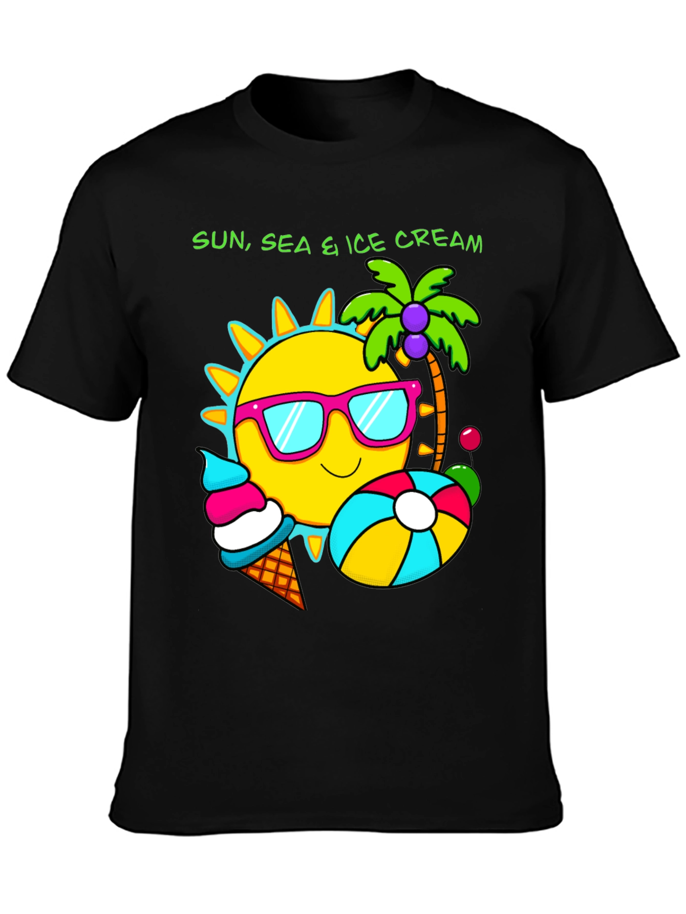 Sun Sea & Ice Cream Graphic Tee