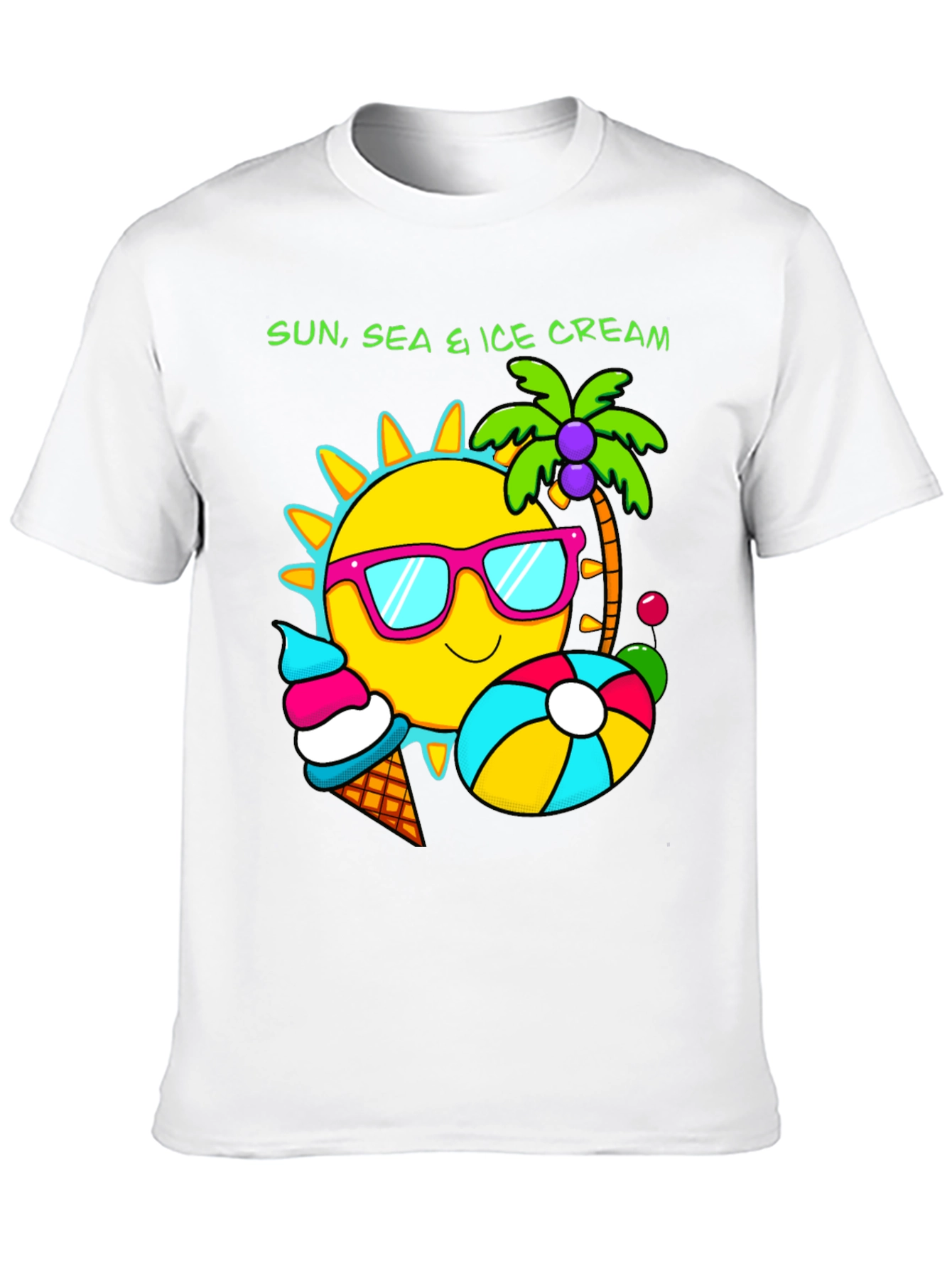 Sun Sea & Ice Cream Graphic Tee