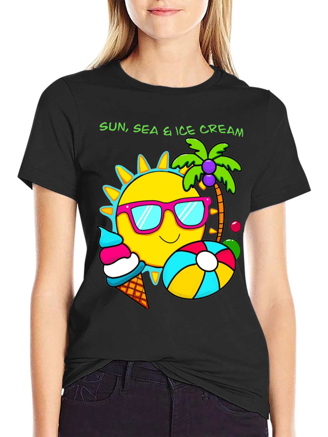 Sun Sea & Ice Cream Graphic Tee
