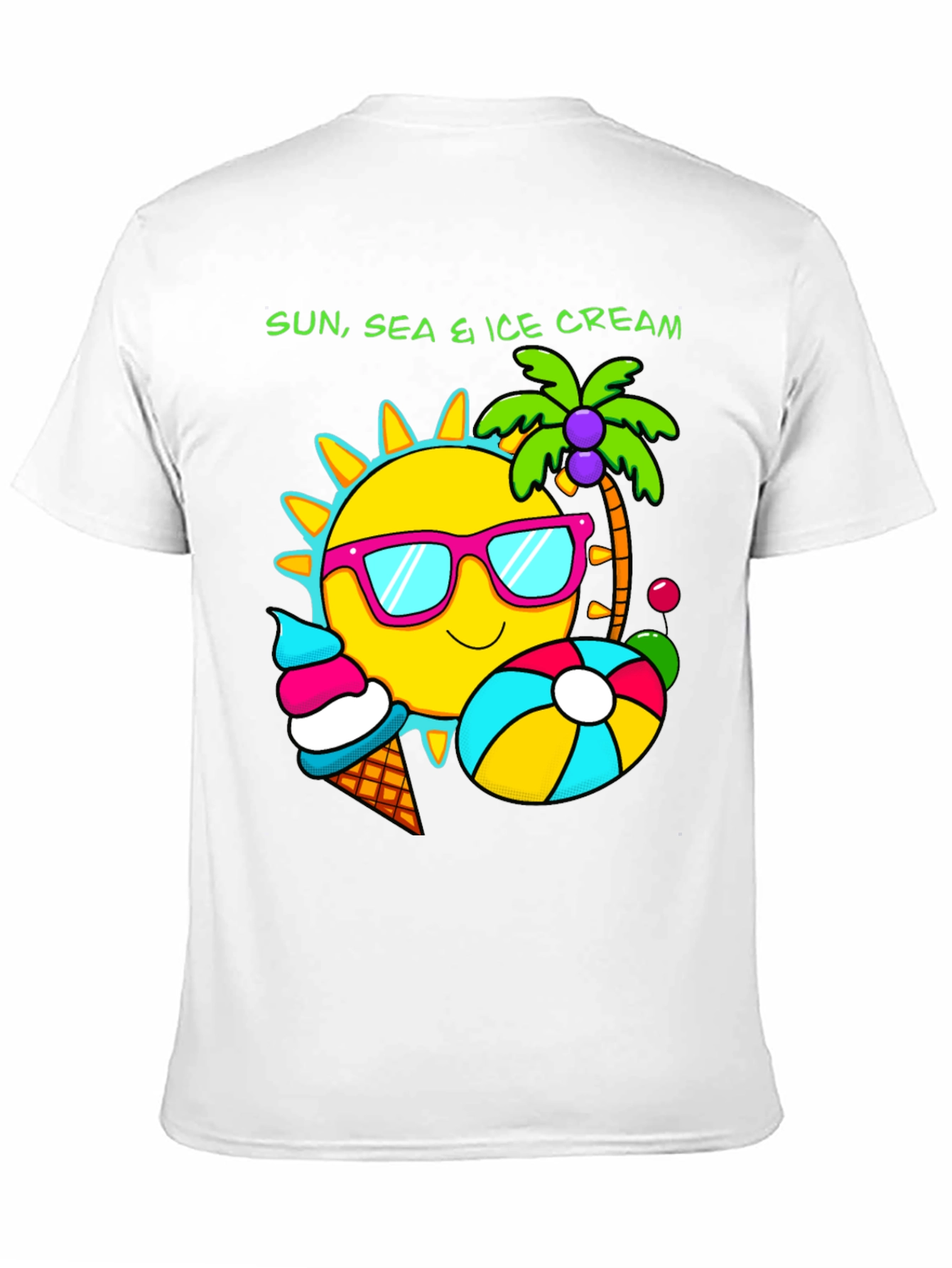 Sun Sea & Ice Cream Graphic Tee