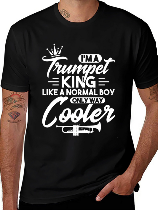 Trumpet King T-Shirt: Cooler Than Normal Boy