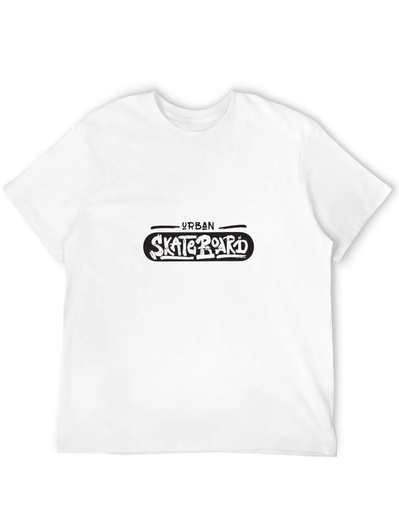 Urban Skateboard Black Graphic T-Shirt