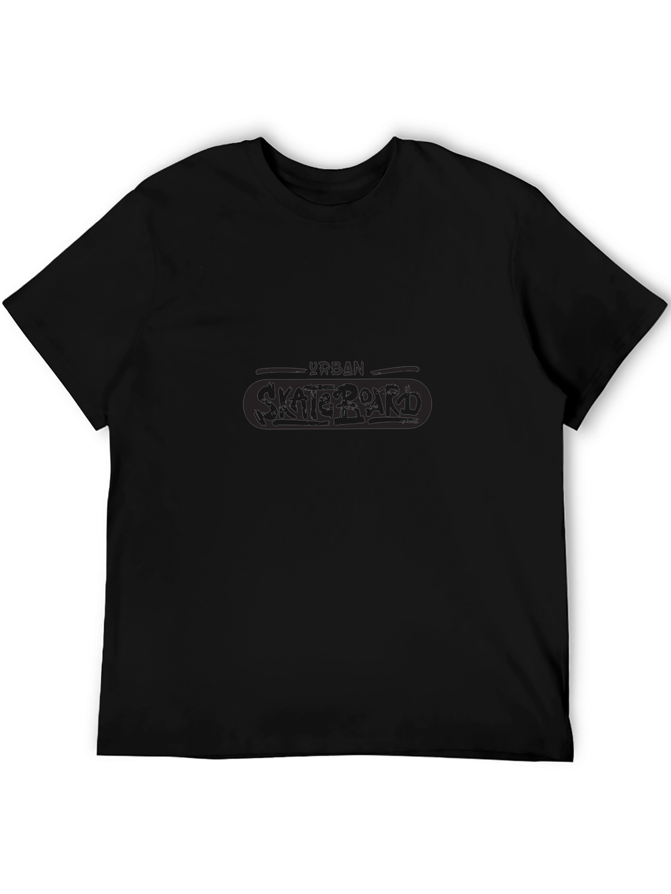 Urban Skateboard Black Graphic T-Shirt