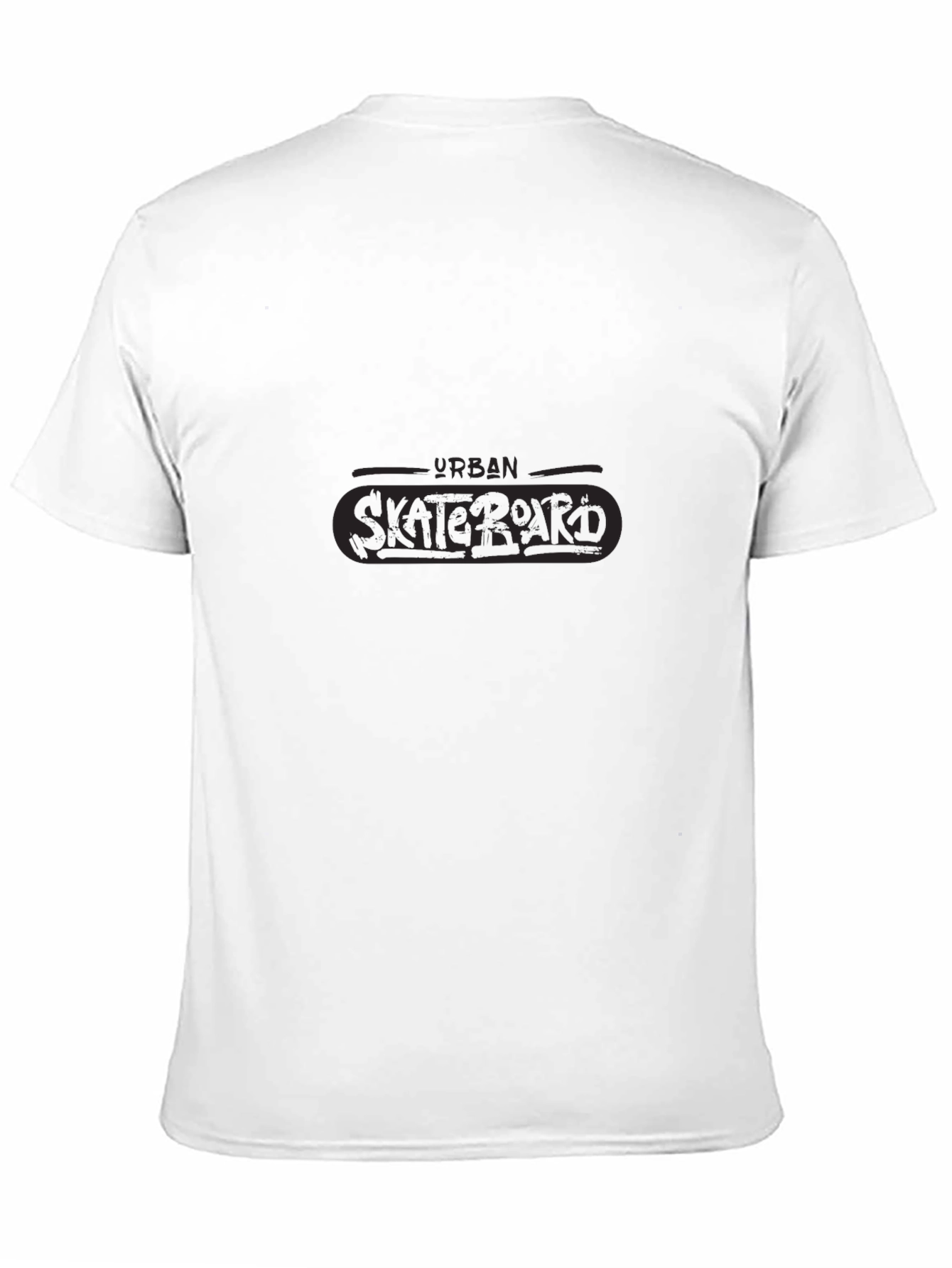 Urban Skateboard Black Graphic T-Shirt