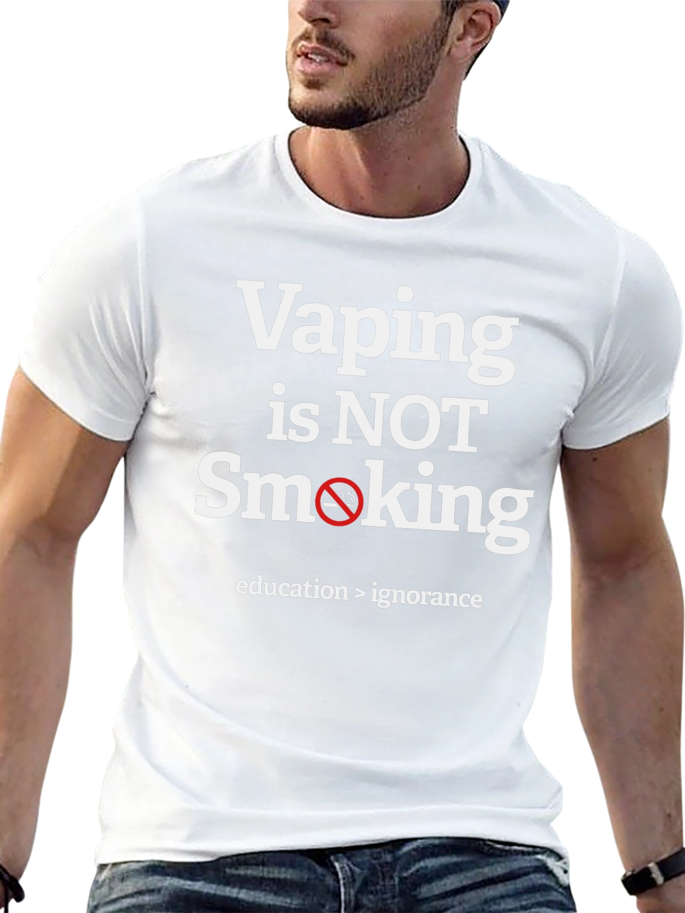 Vaping is NOT Smoking Graphic Tee