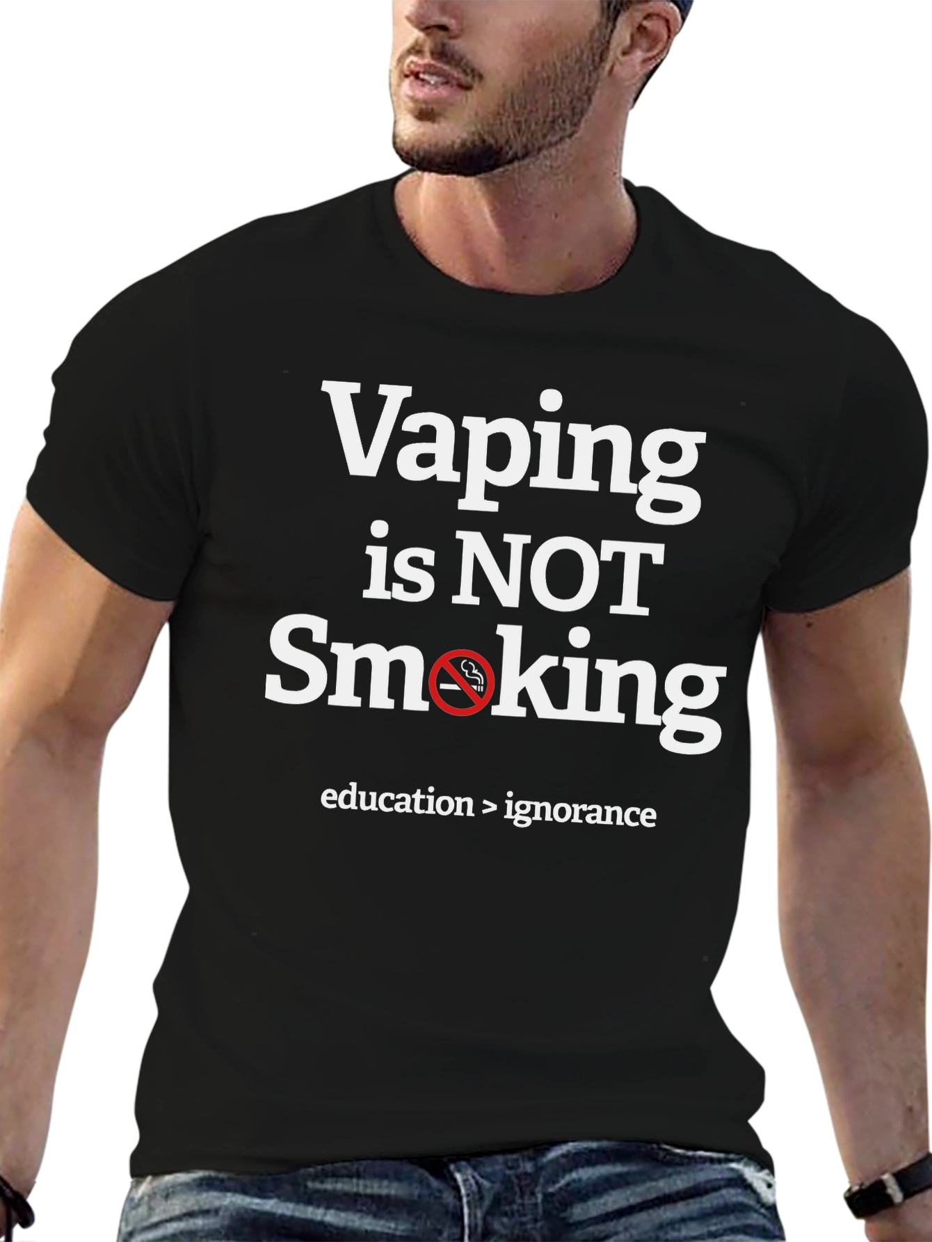 Vaping is NOT Smoking Graphic Tee