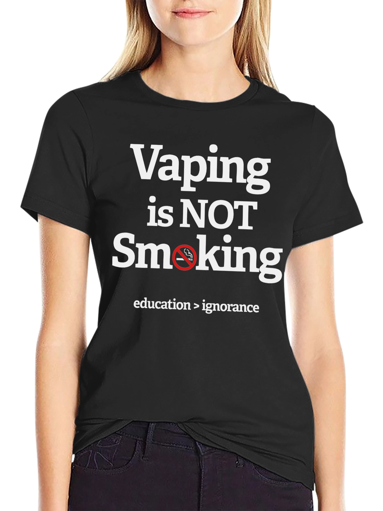Vaping is NOT Smoking Graphic Tee