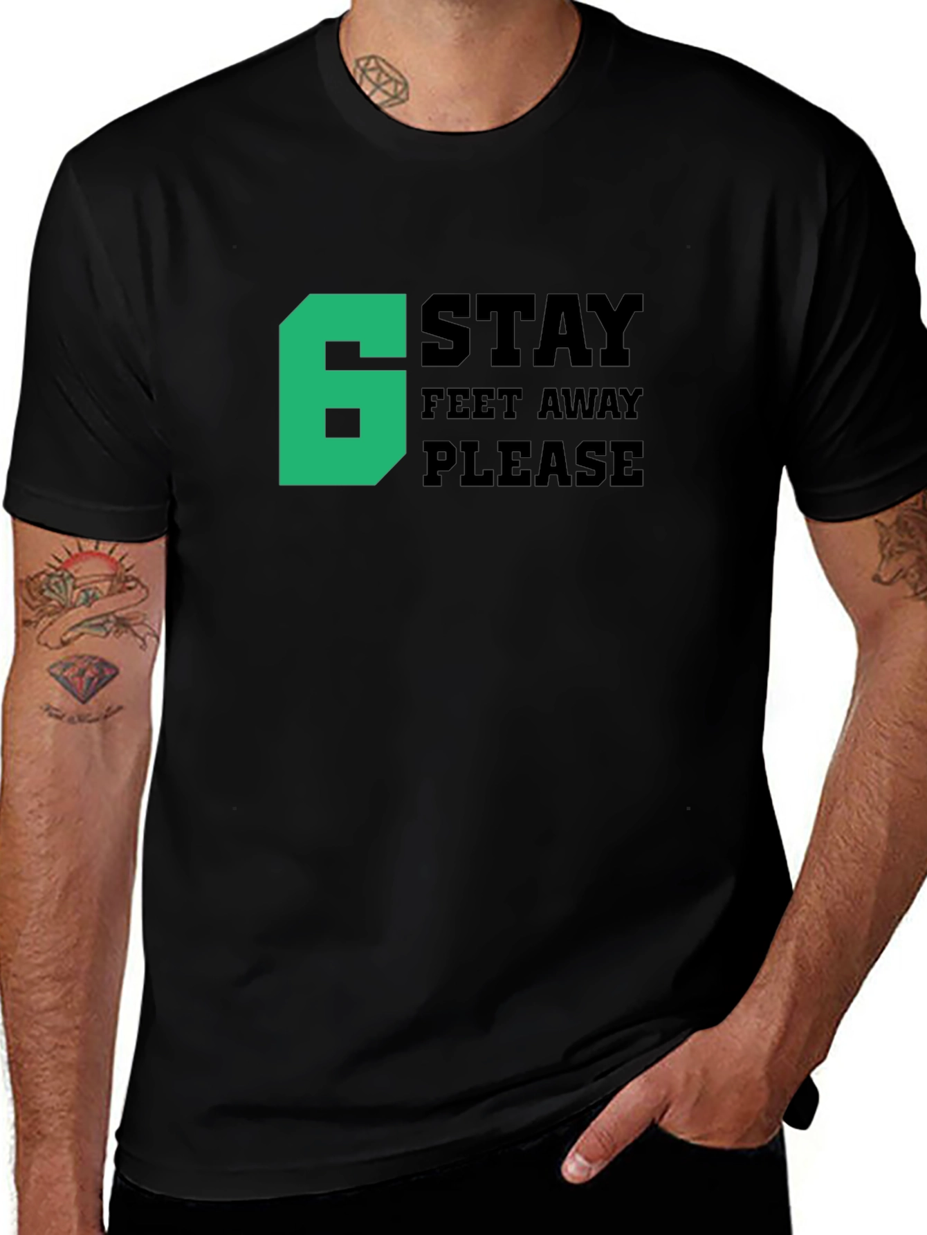 Social Distance T-Shirt - Stay 6 Feet Away