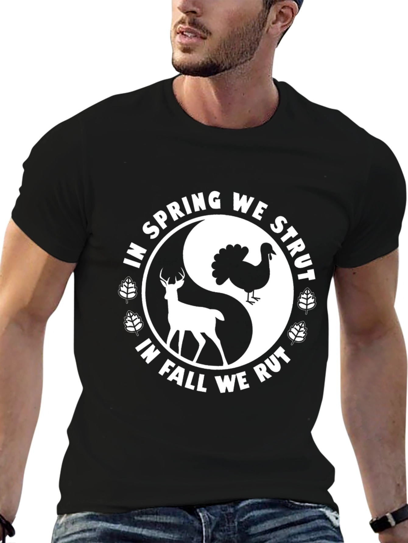 Spring Strut Fall Rut Yin Yang Tee