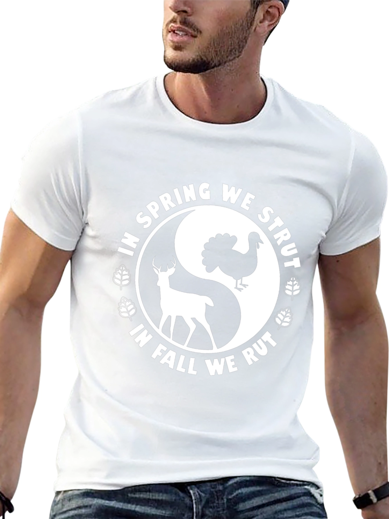 Spring Strut Fall Rut Yin Yang Tee