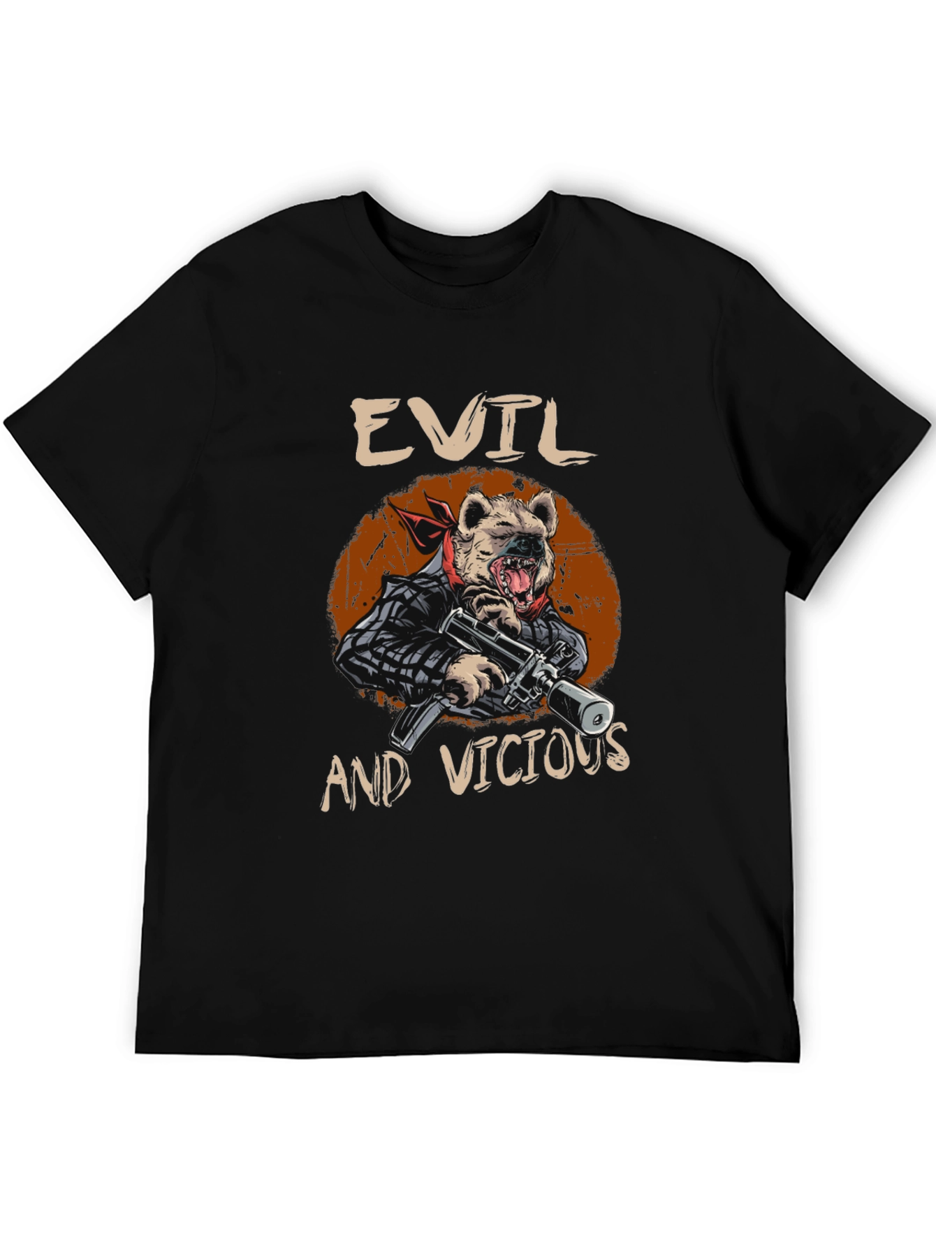 Evil & Vicious Hyena T-Shirt - Gangster Style