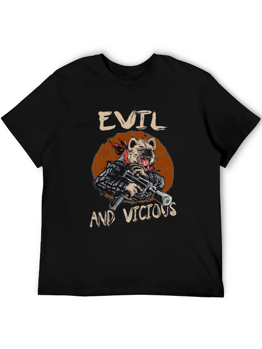 Evil & Vicious Hyena T-Shirt - Gangster Style