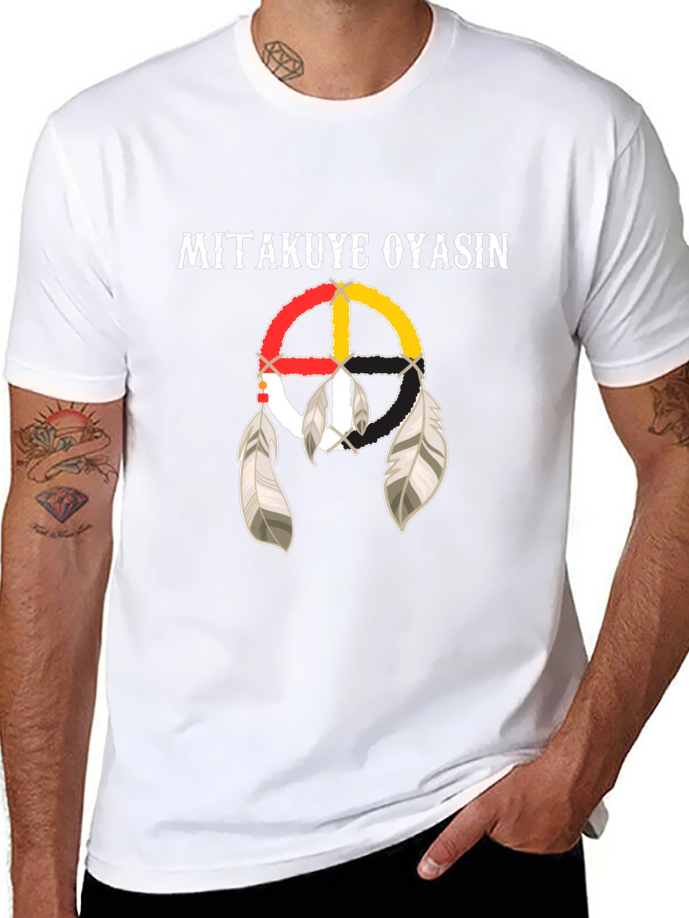 Mitakuye Oyasin Native American T-Shirt