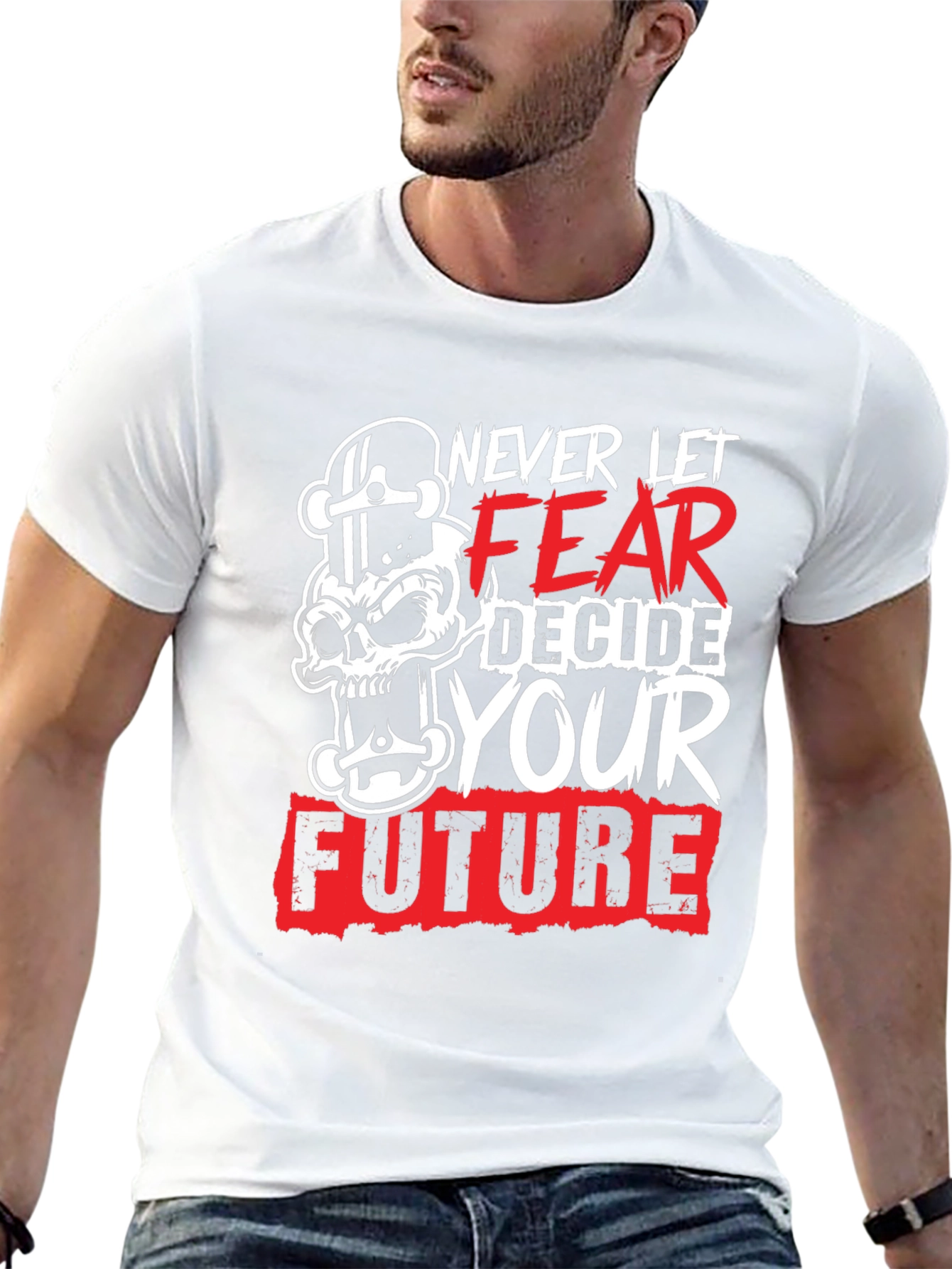 Never Let Fear Decide Your Future Graphic Tee