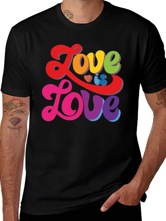 Love Is Love Rainbow T-Shirt - Pride Apparel