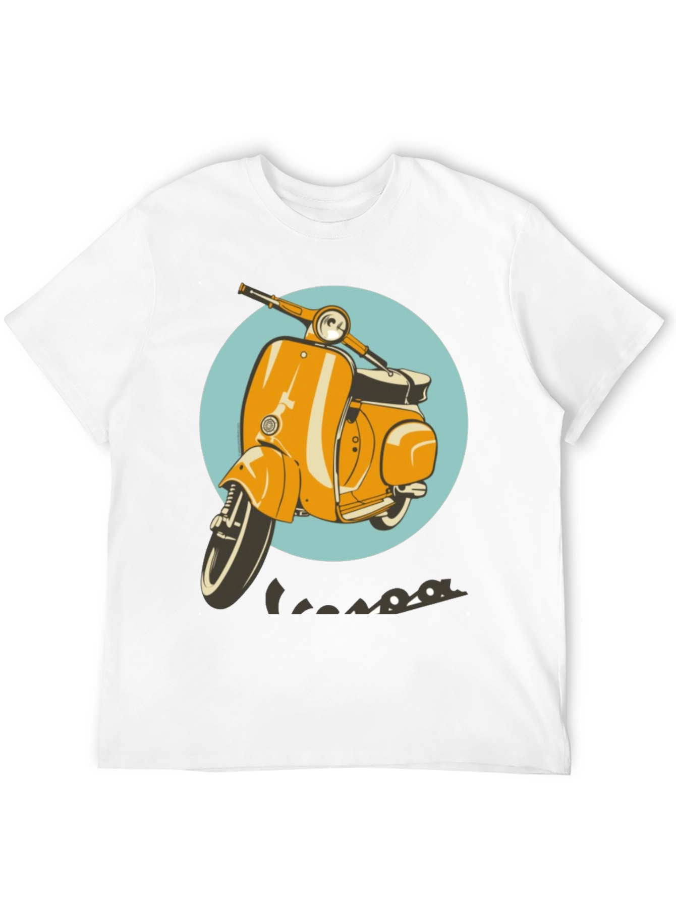 Retro Vespa Scooter Graphic T-Shirt