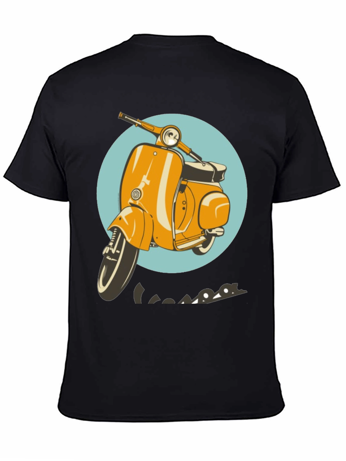 Retro Vespa Scooter Graphic T-Shirt