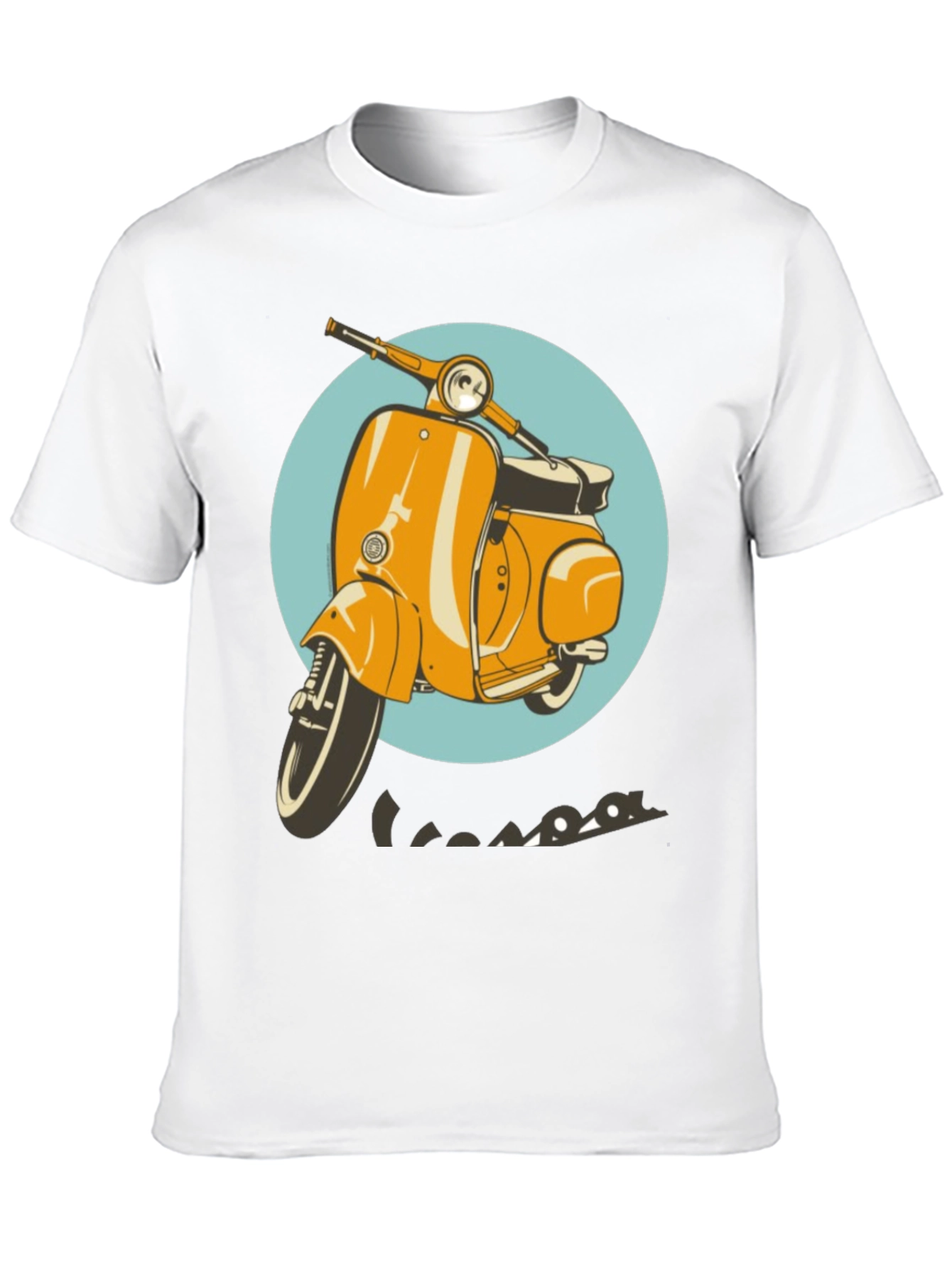 Retro Vespa Scooter Graphic T-Shirt