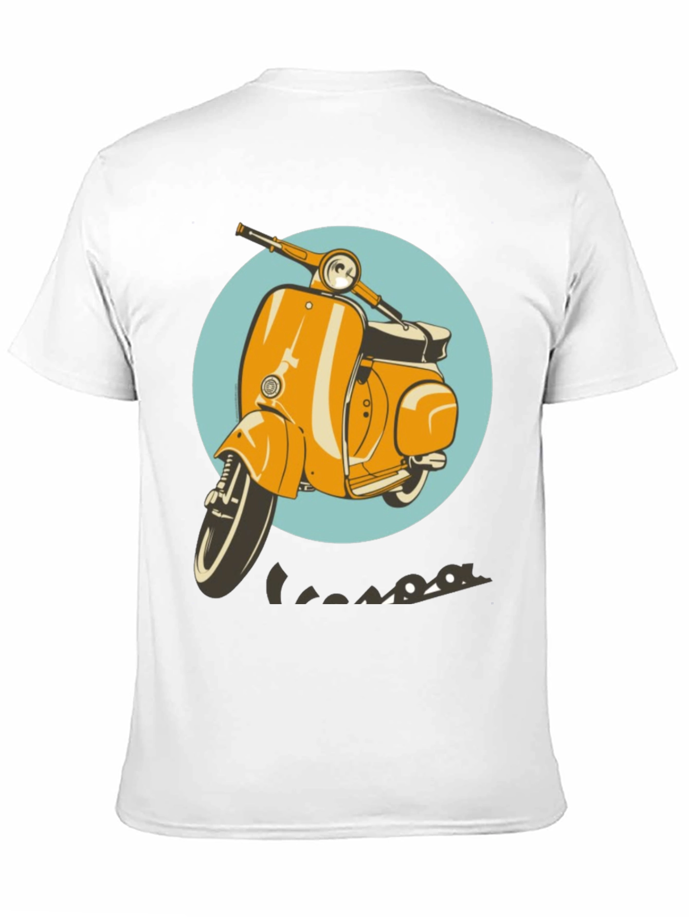 Retro Vespa Scooter Graphic T-Shirt