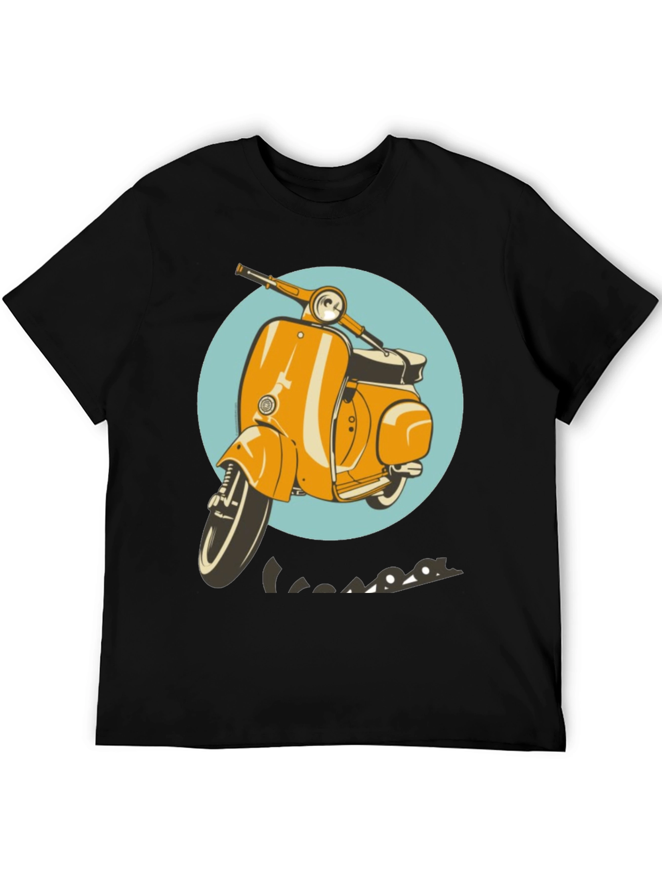 Retro Vespa Scooter Graphic T-Shirt