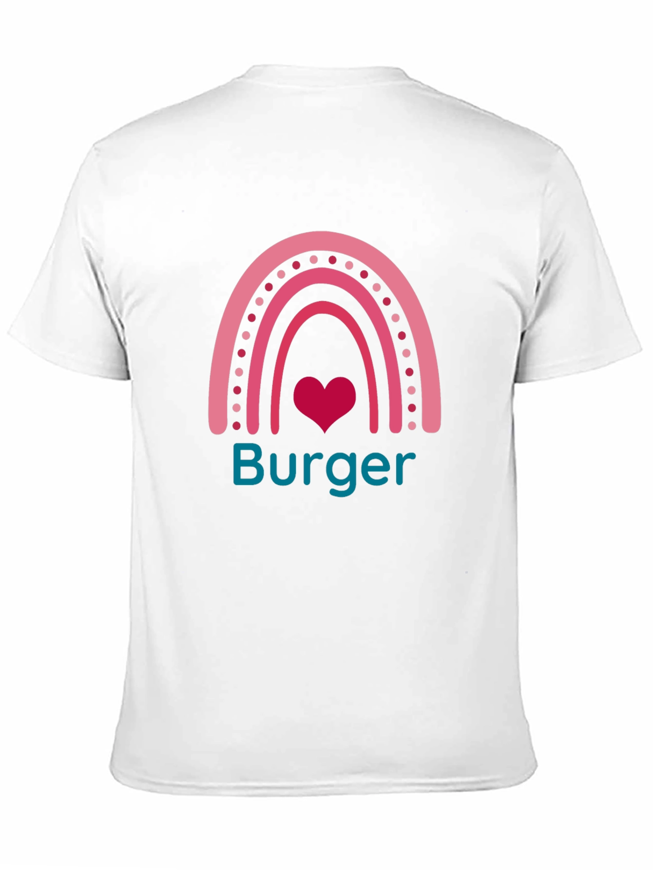 Burger Rainbow Graphic T-Shirt