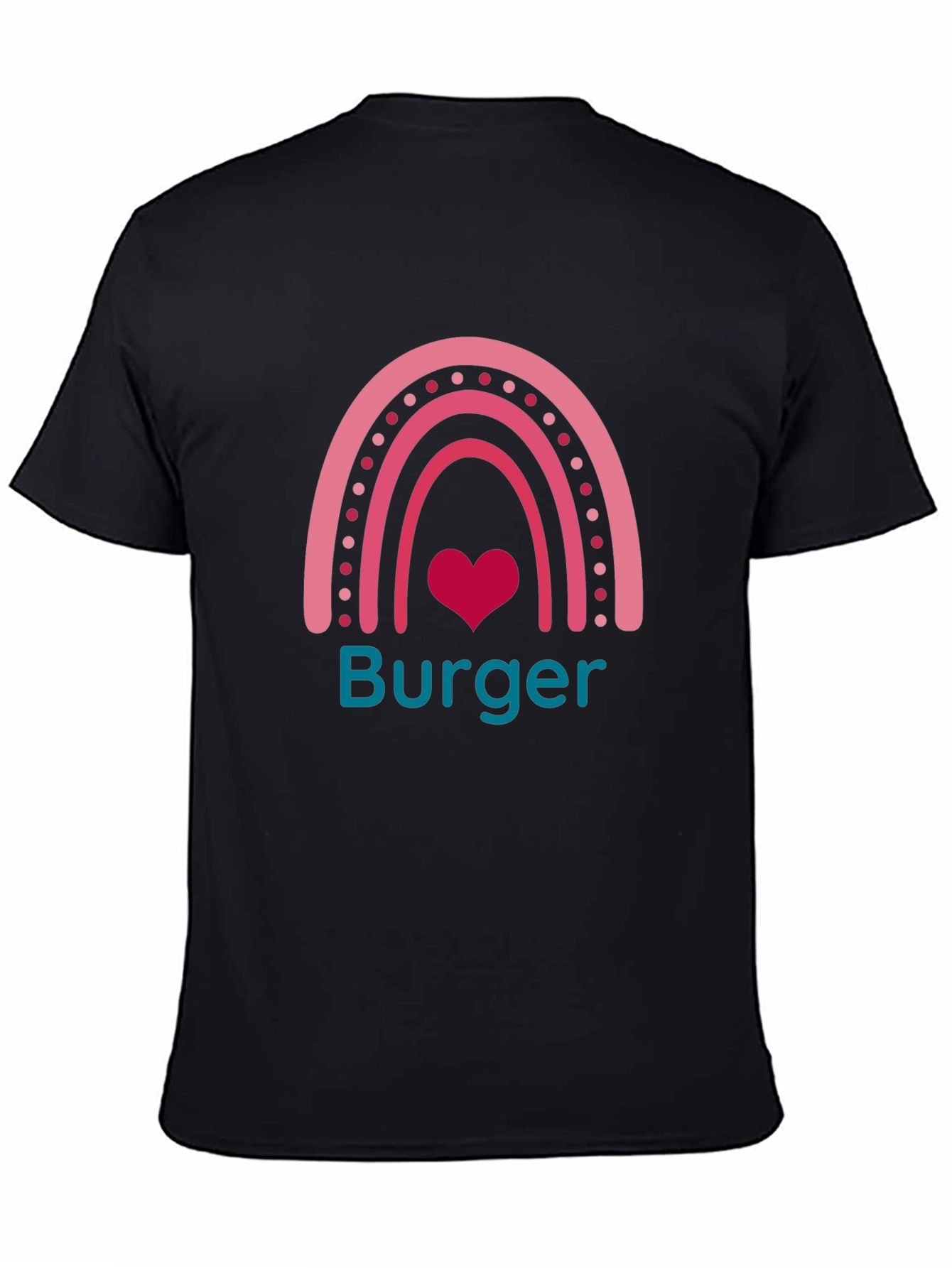 Burger Rainbow Graphic T-Shirt