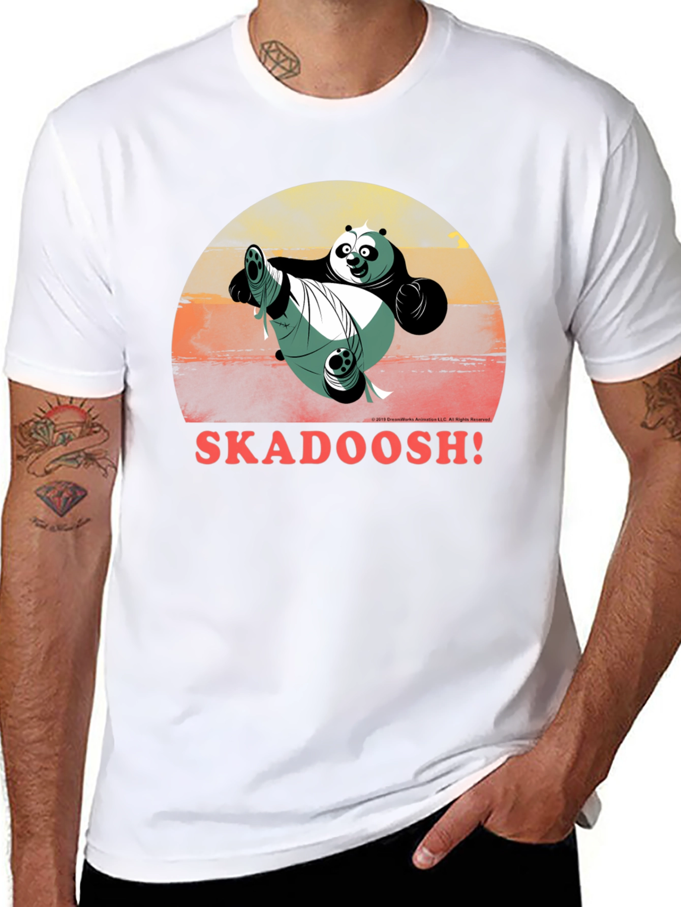 Kung Fu Panda Skadoosh! Mens T-Shirt