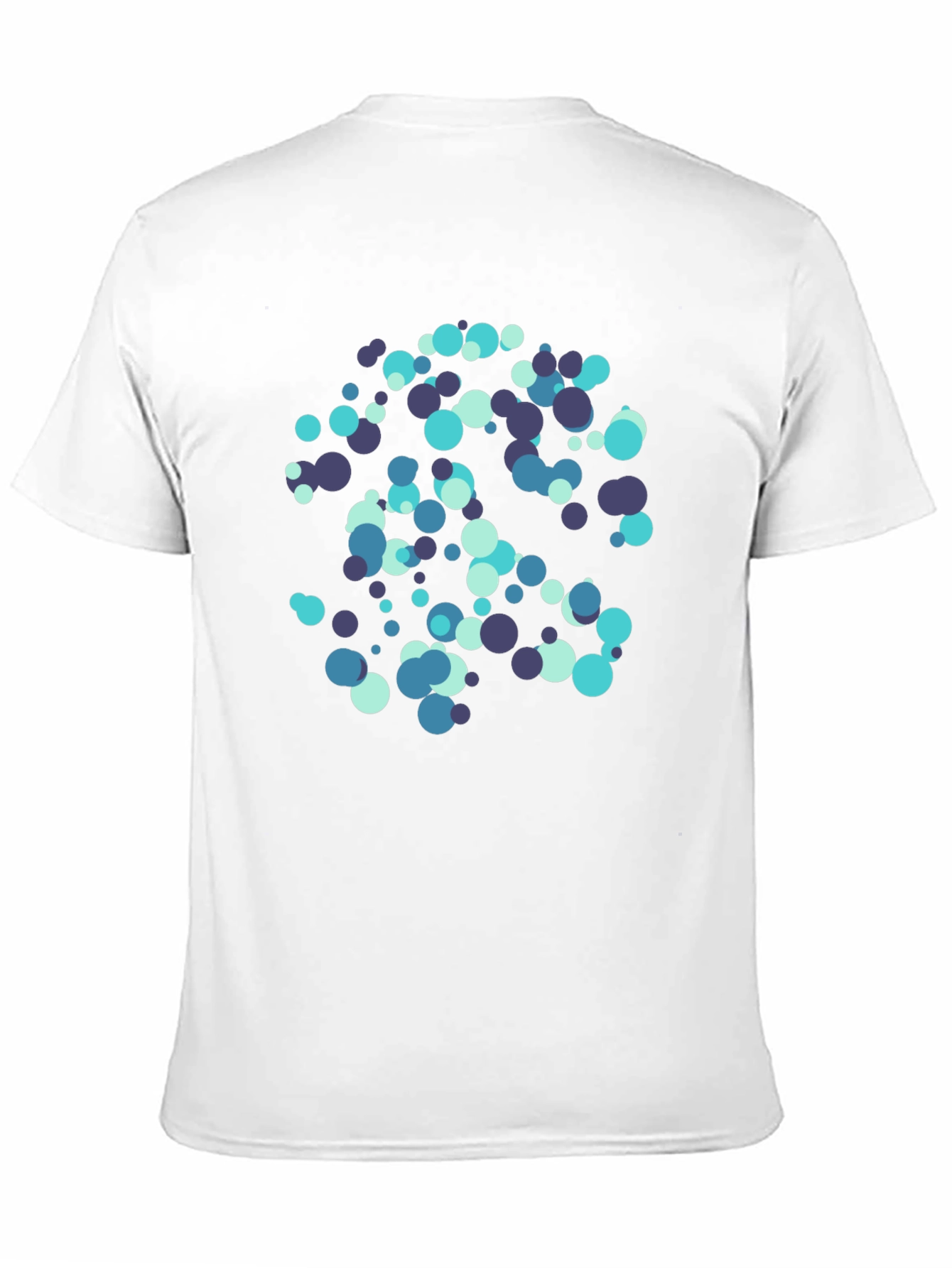 Abstract Circles Black T-Shirt - Modern Design