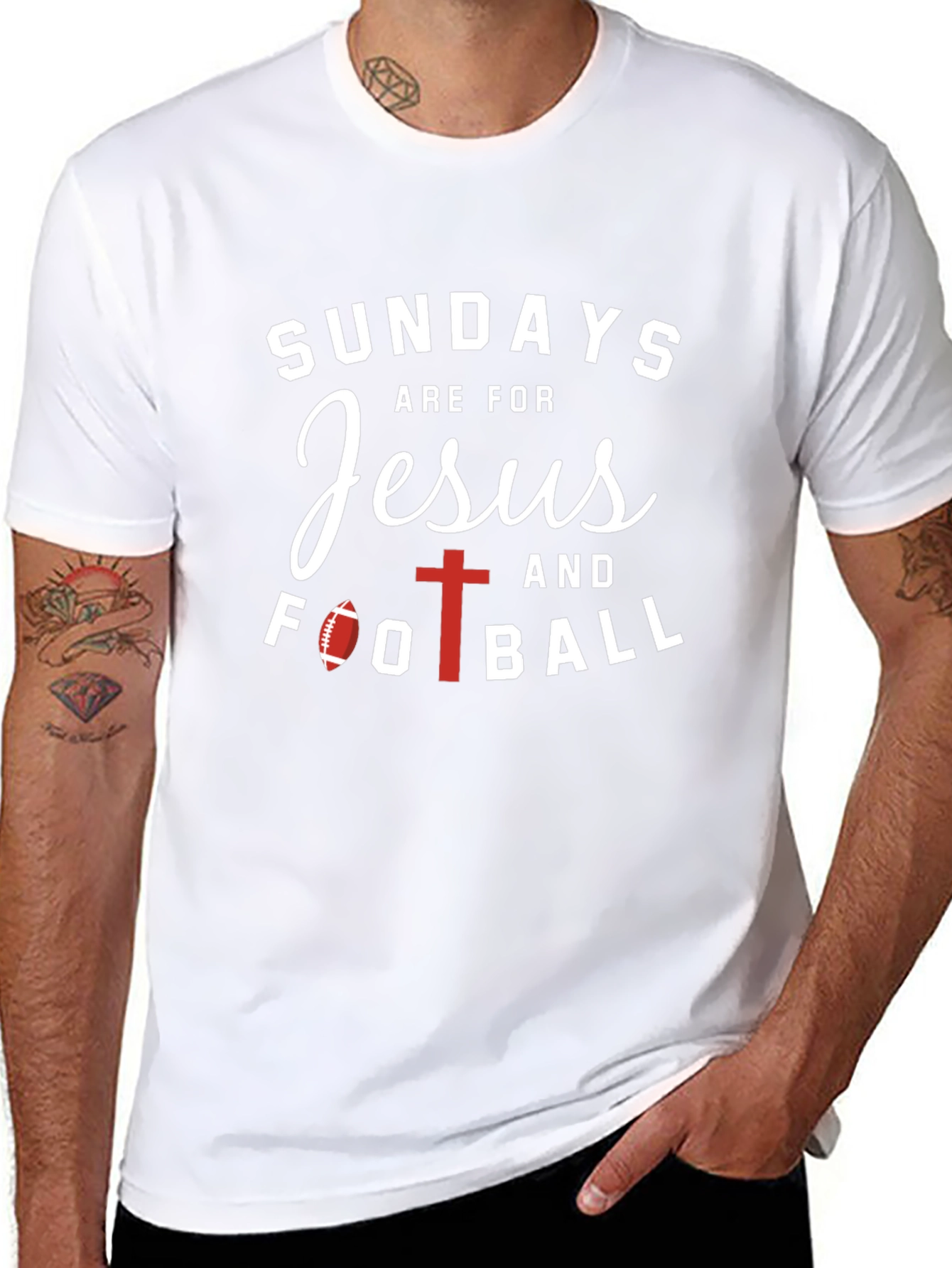 Sundays are for Jesus and Football T-Shirt