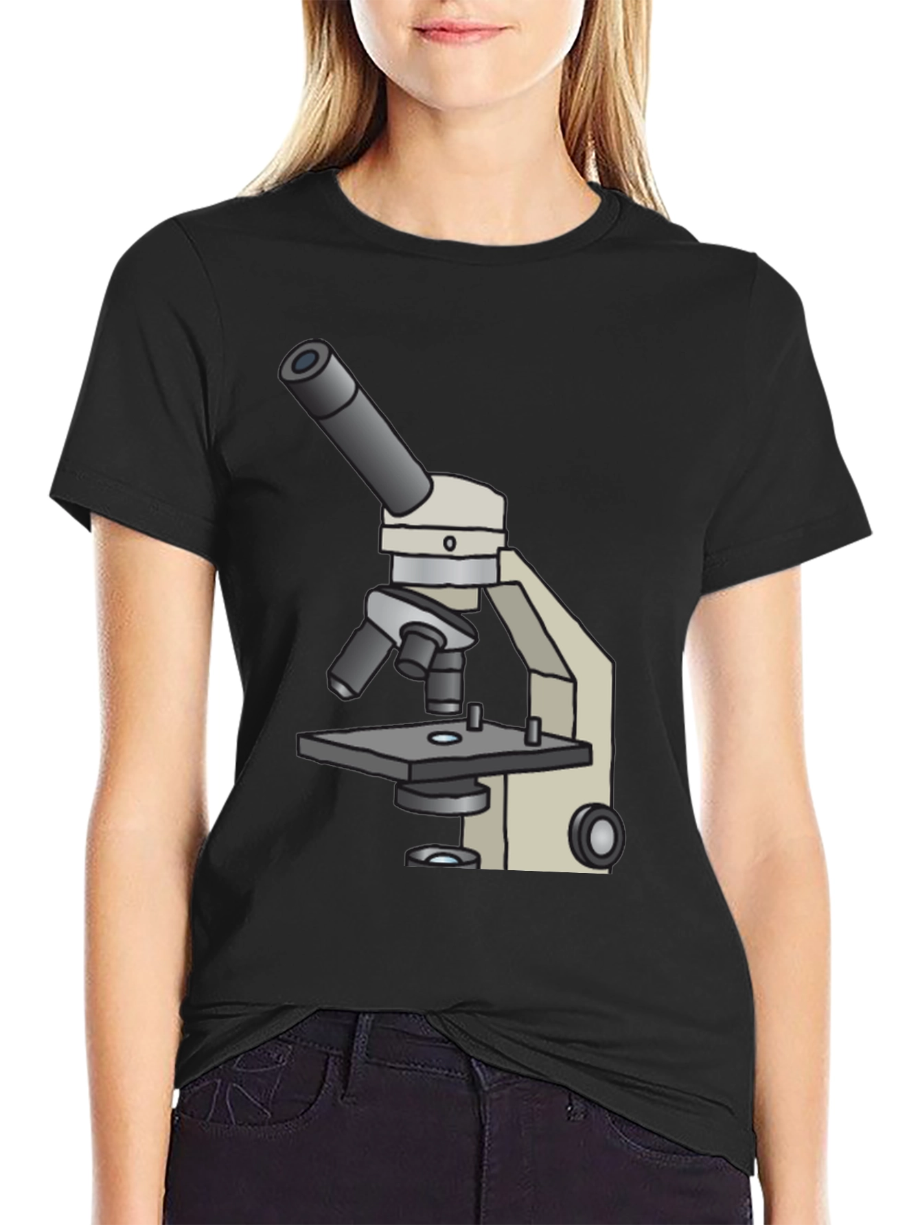 Microscope Graphic T-Shirt - Science Tee