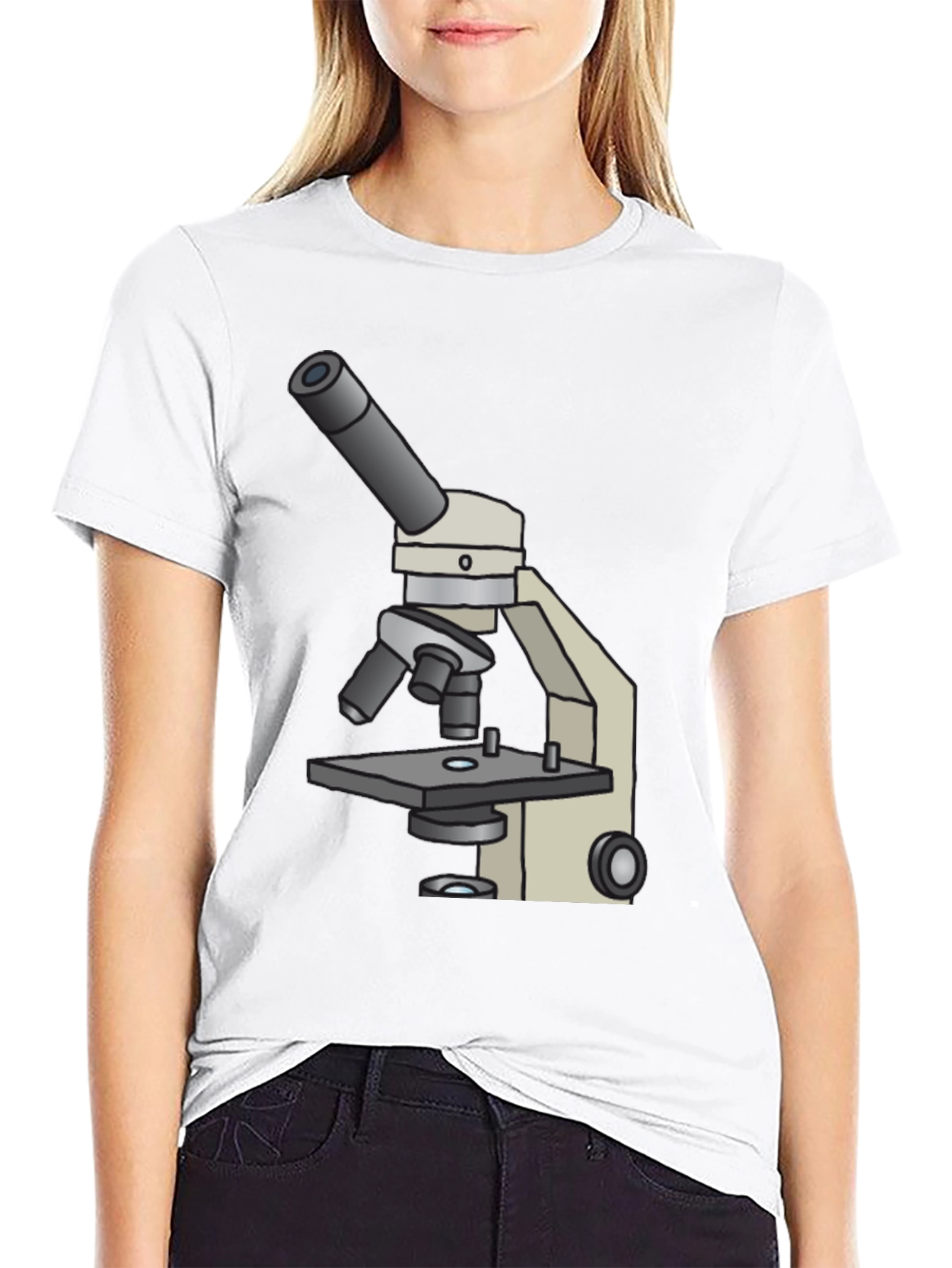 Microscope Graphic T-Shirt - Science Tee