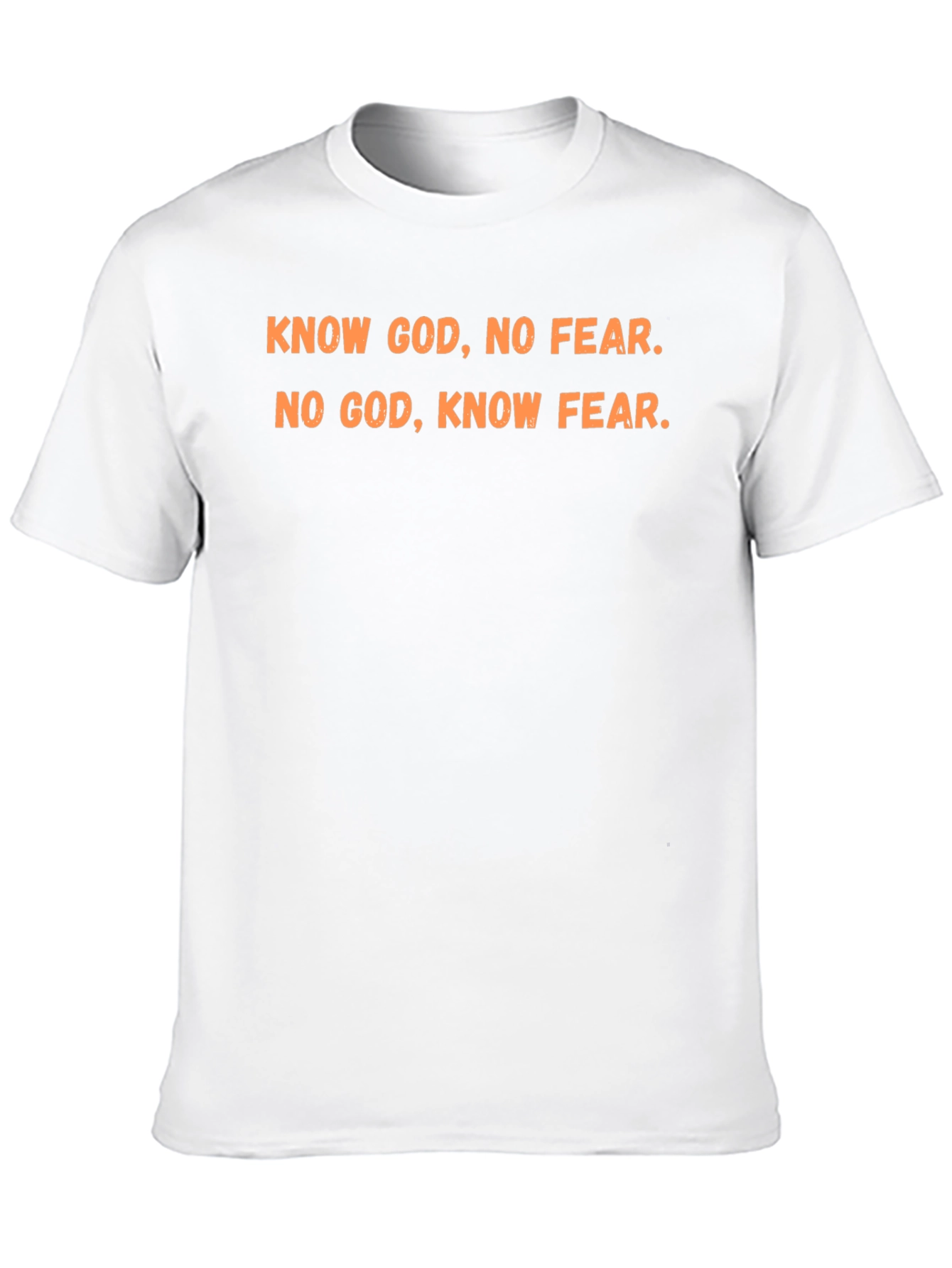 Know God No Fear Graphic Tee - Black