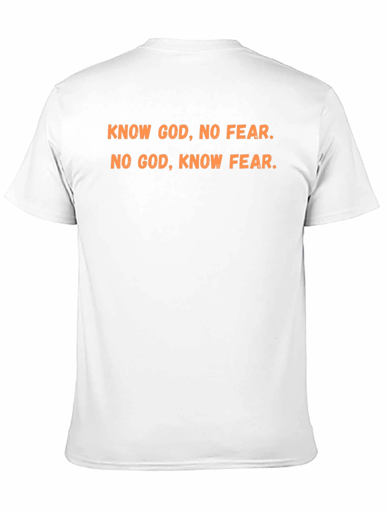 Know God No Fear Graphic Tee - Black
