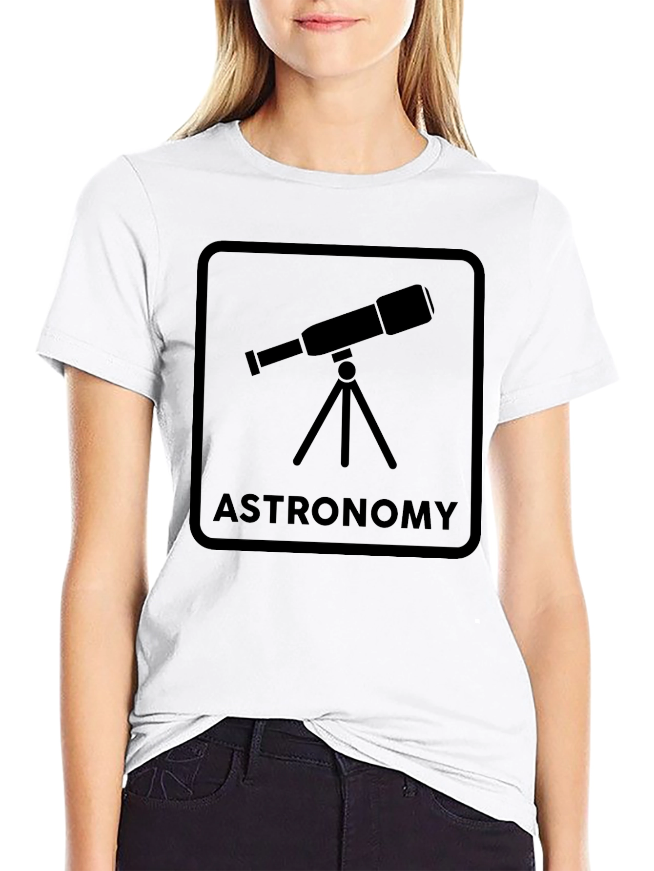 Astronomy Telescope Graphic T-Shirt